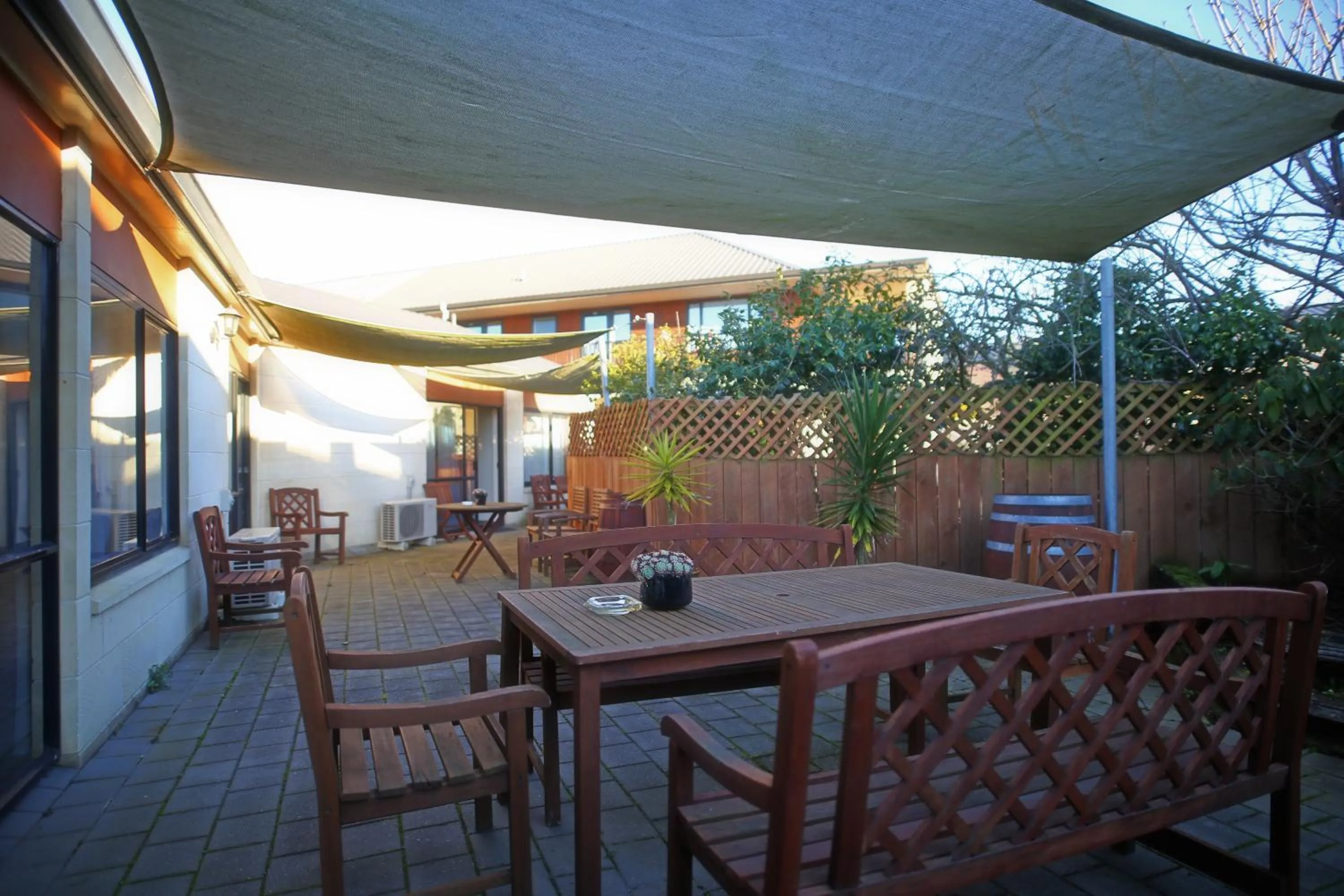 Balcony/Terrace in Heritage Court Lodge Oamaru