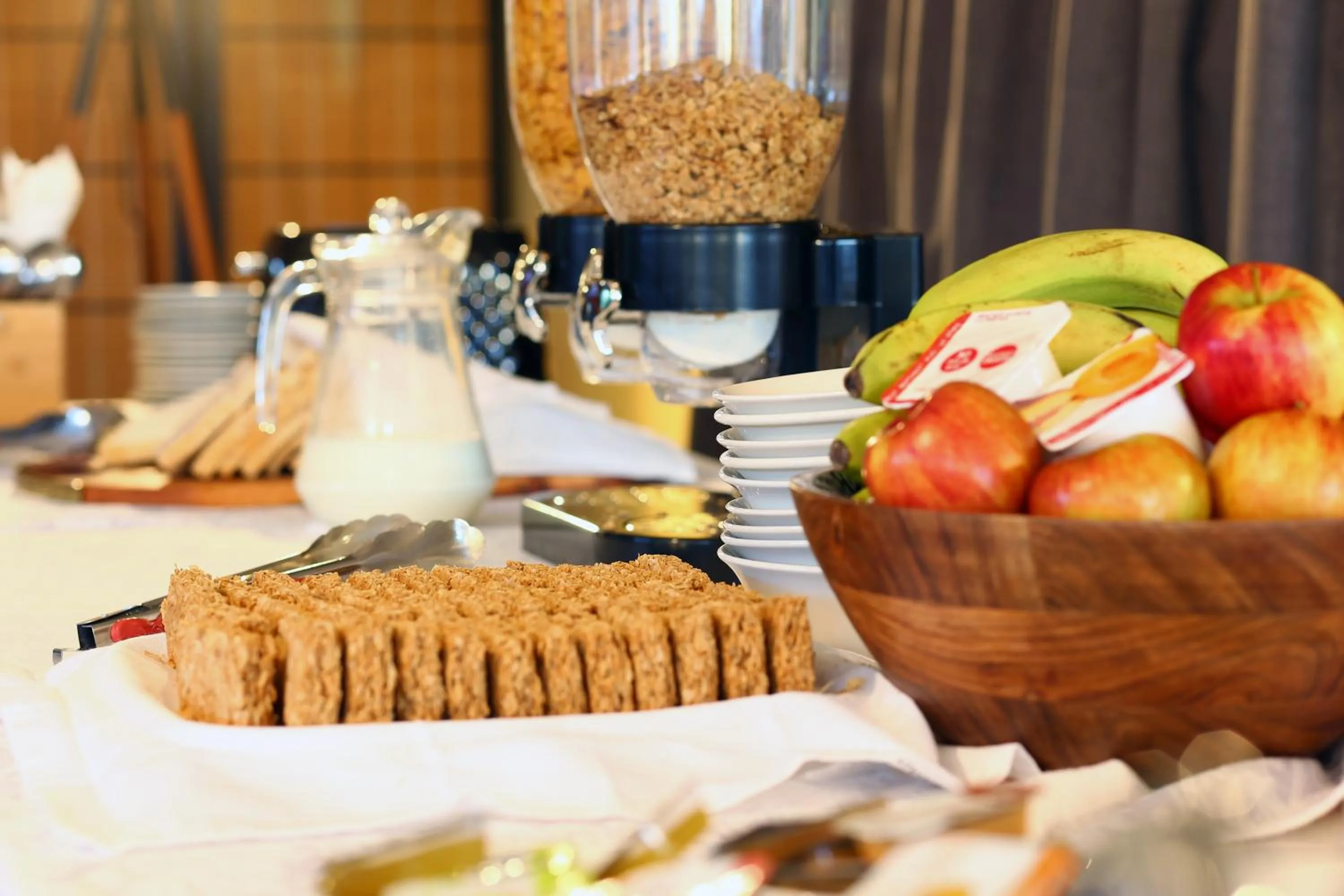 Continental breakfast in Heritage Court Lodge Oamaru