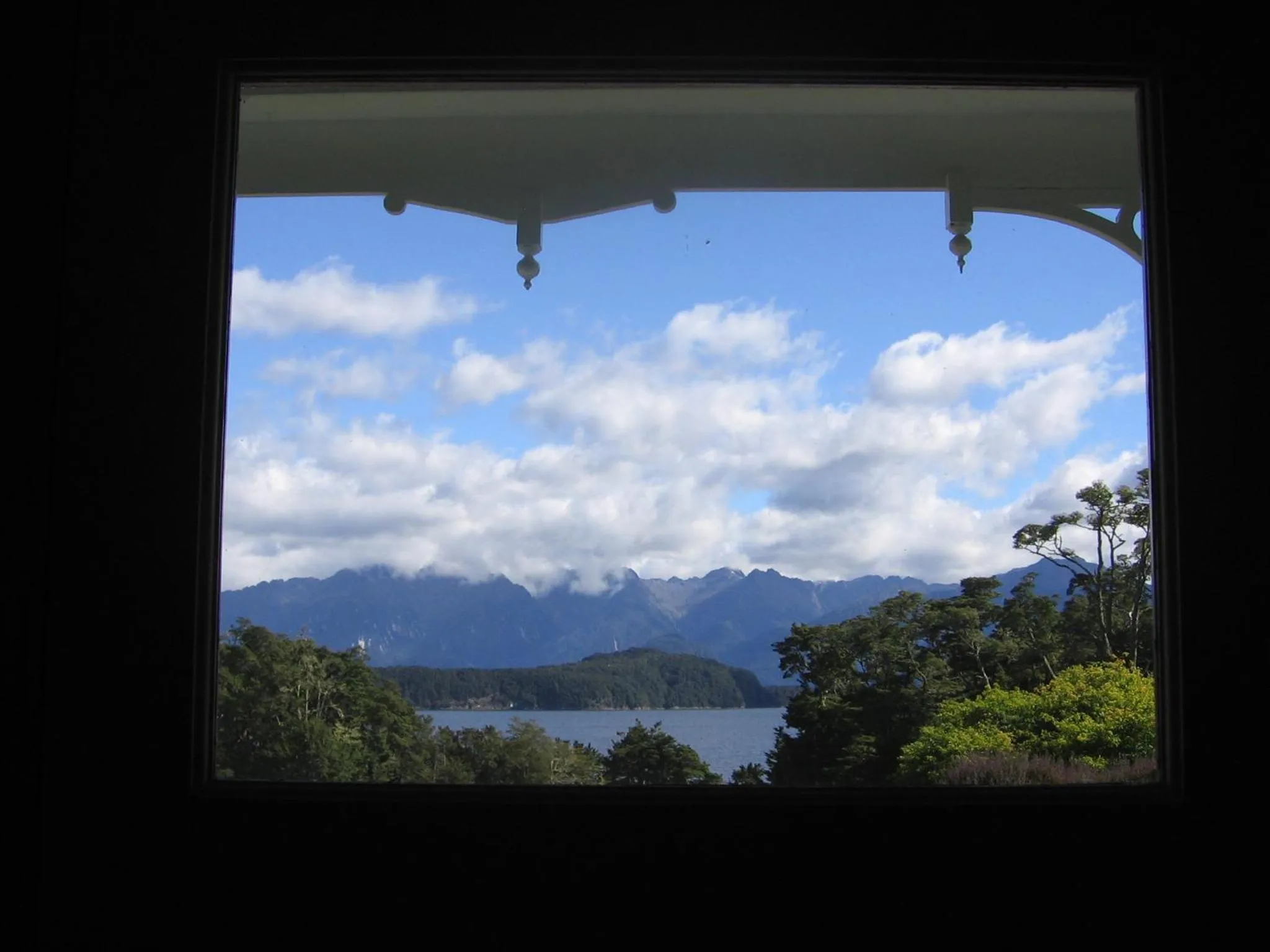 Garden view in Murrells Grand View House