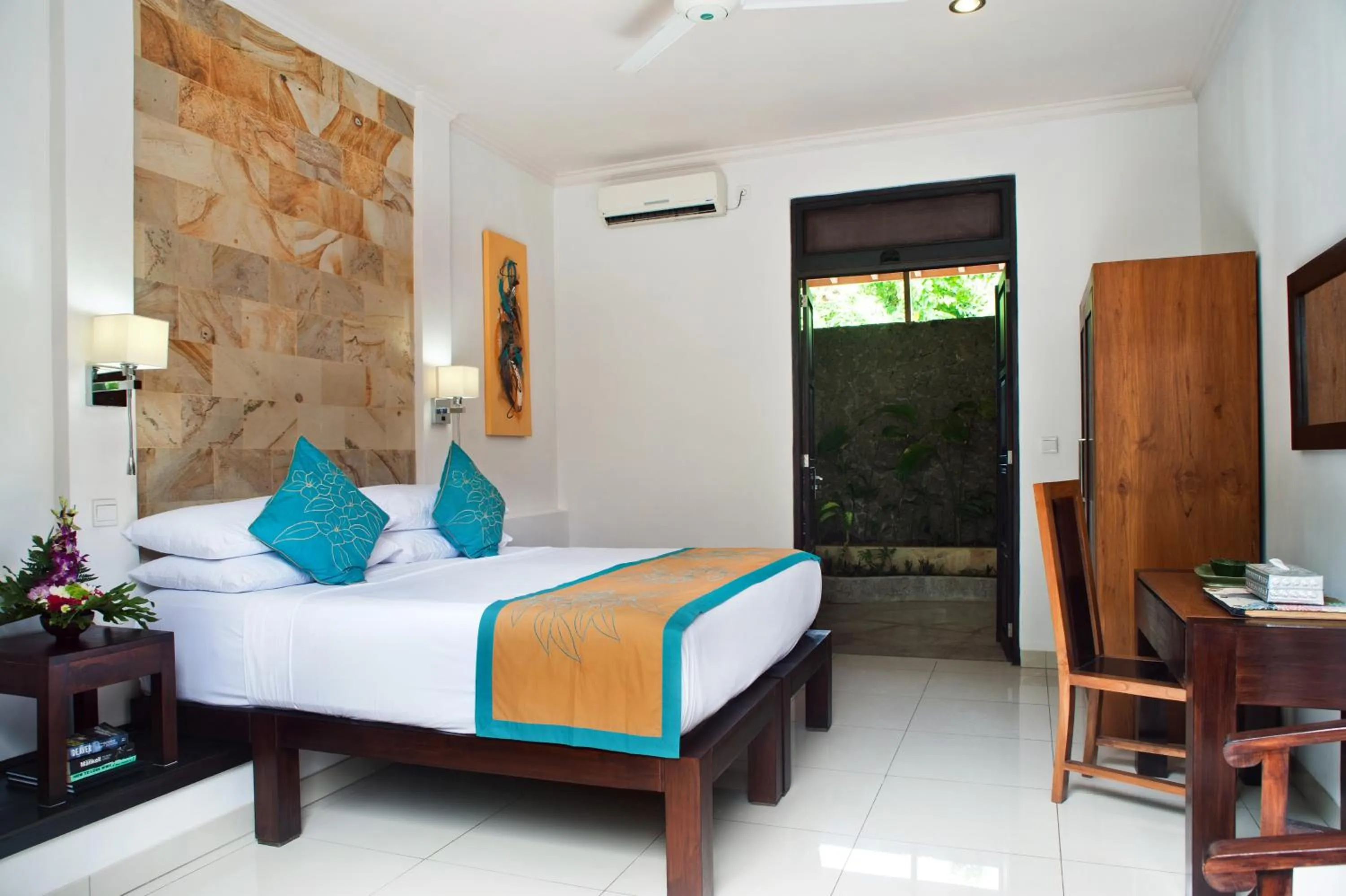 Bed in Villa Teman