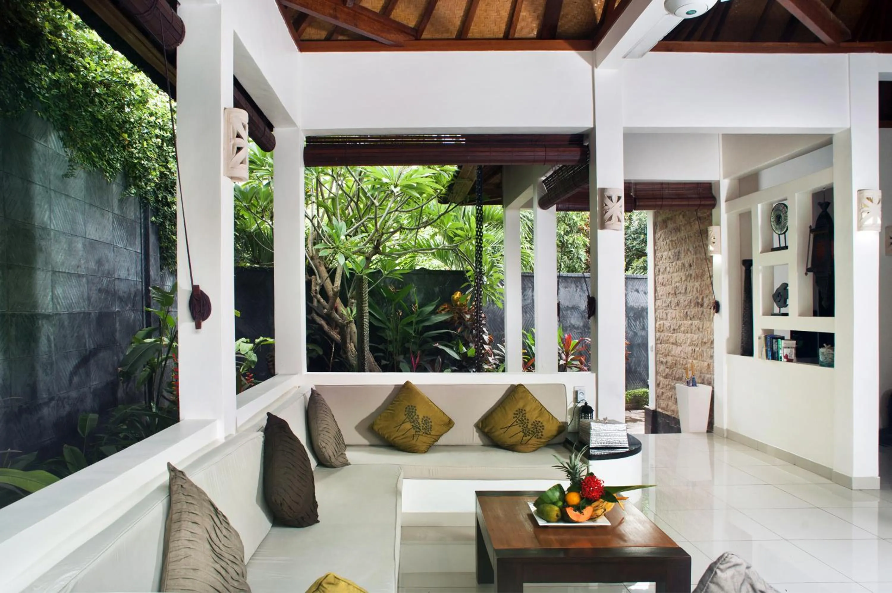 Seating area in Villa Teman