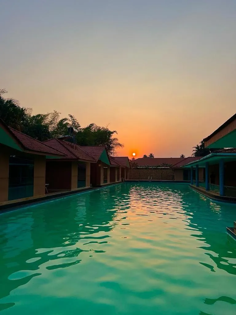 Swimming pool in SAJ Earth Resort & Convention Center , Kochi