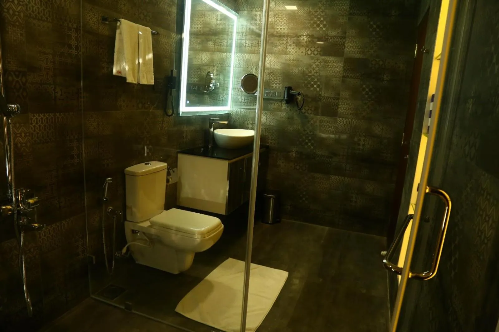 Bathroom in SAJ Earth Resort & Convention Center , Kochi