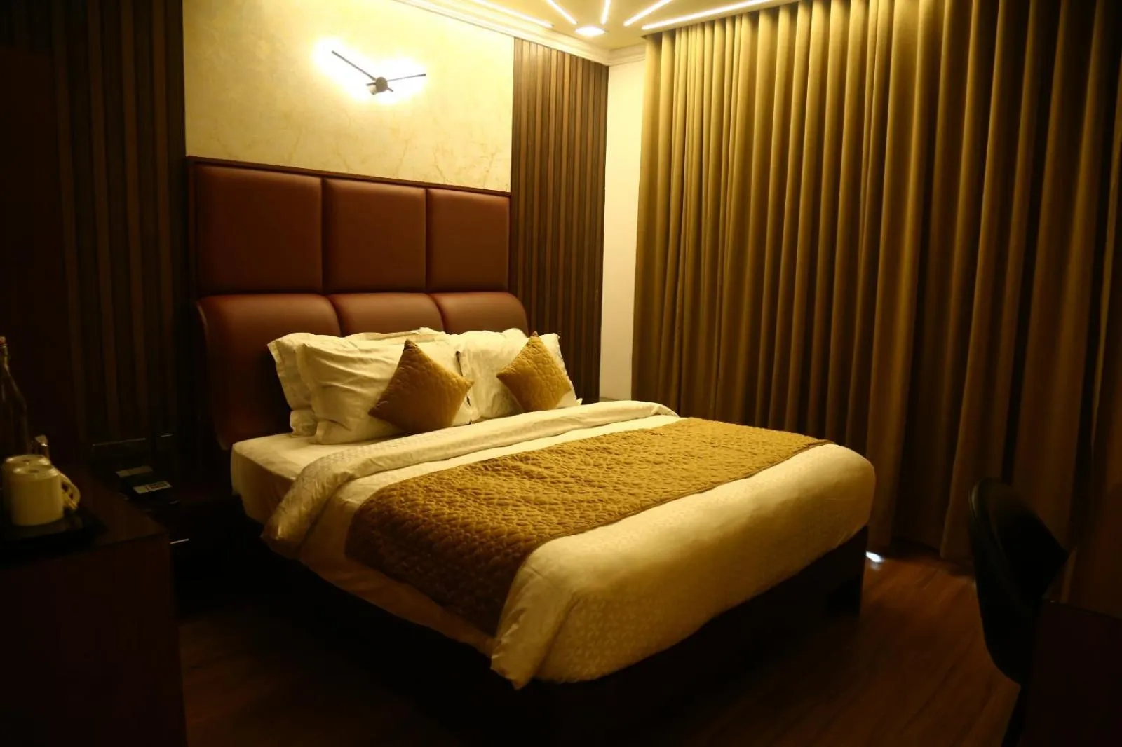 Bedroom, Bed in SAJ Earth Resort & Convention Center , Kochi