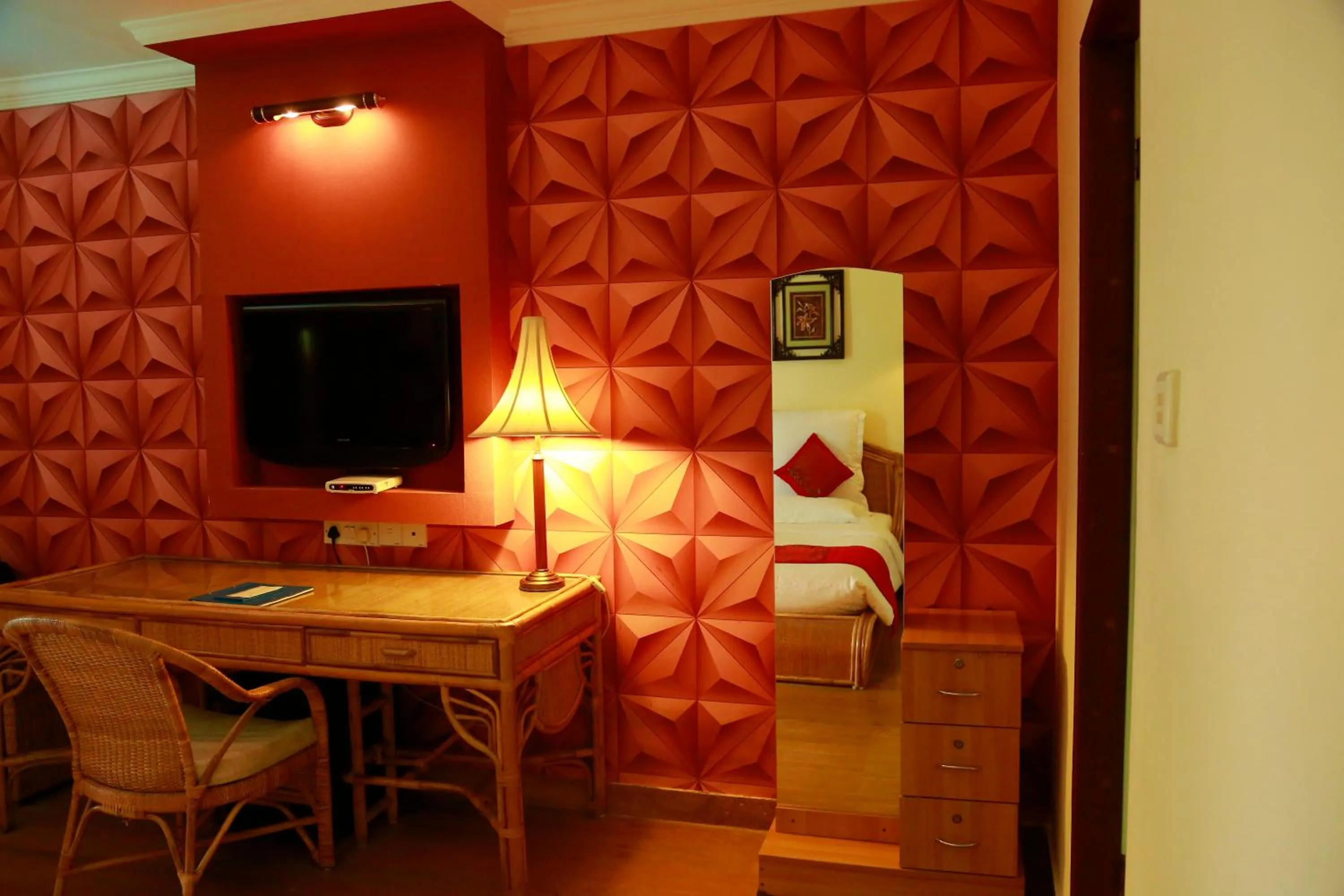 Bedroom in SAJ Earth Resort & Convention Center , Kochi