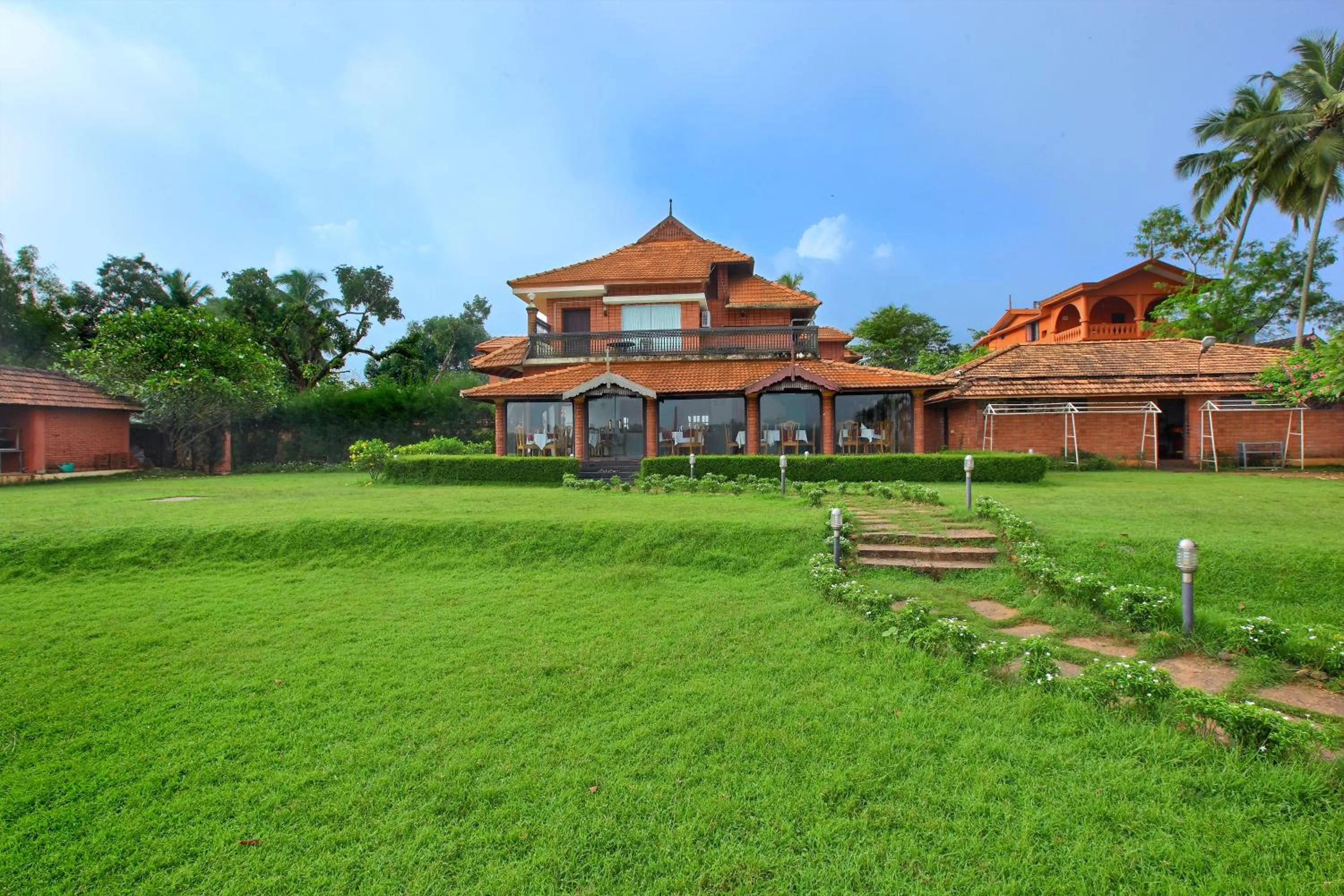 Decorative detail in The River Retreat Heritage Ayurvedic Resort