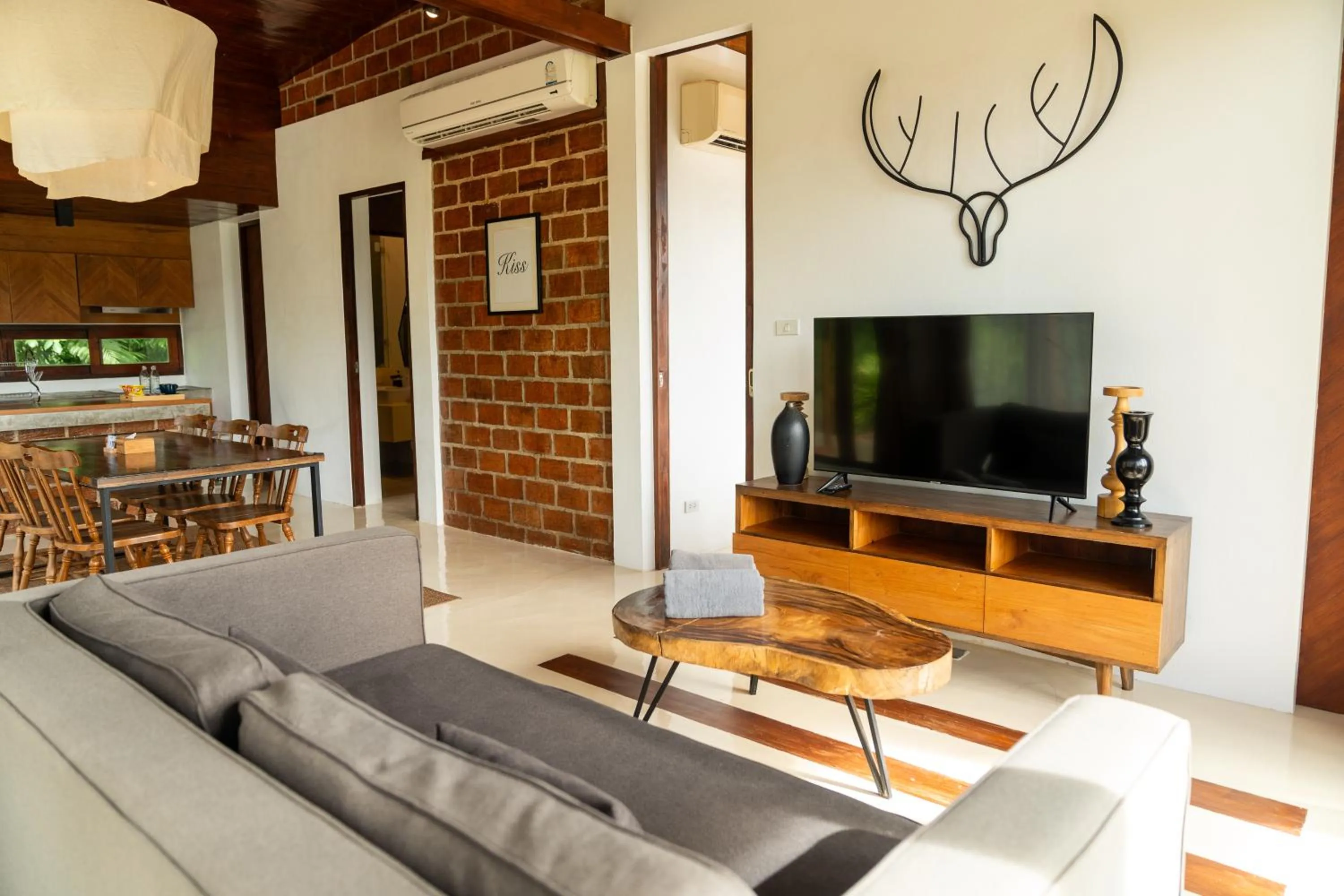 Seating area in Puripai Villa