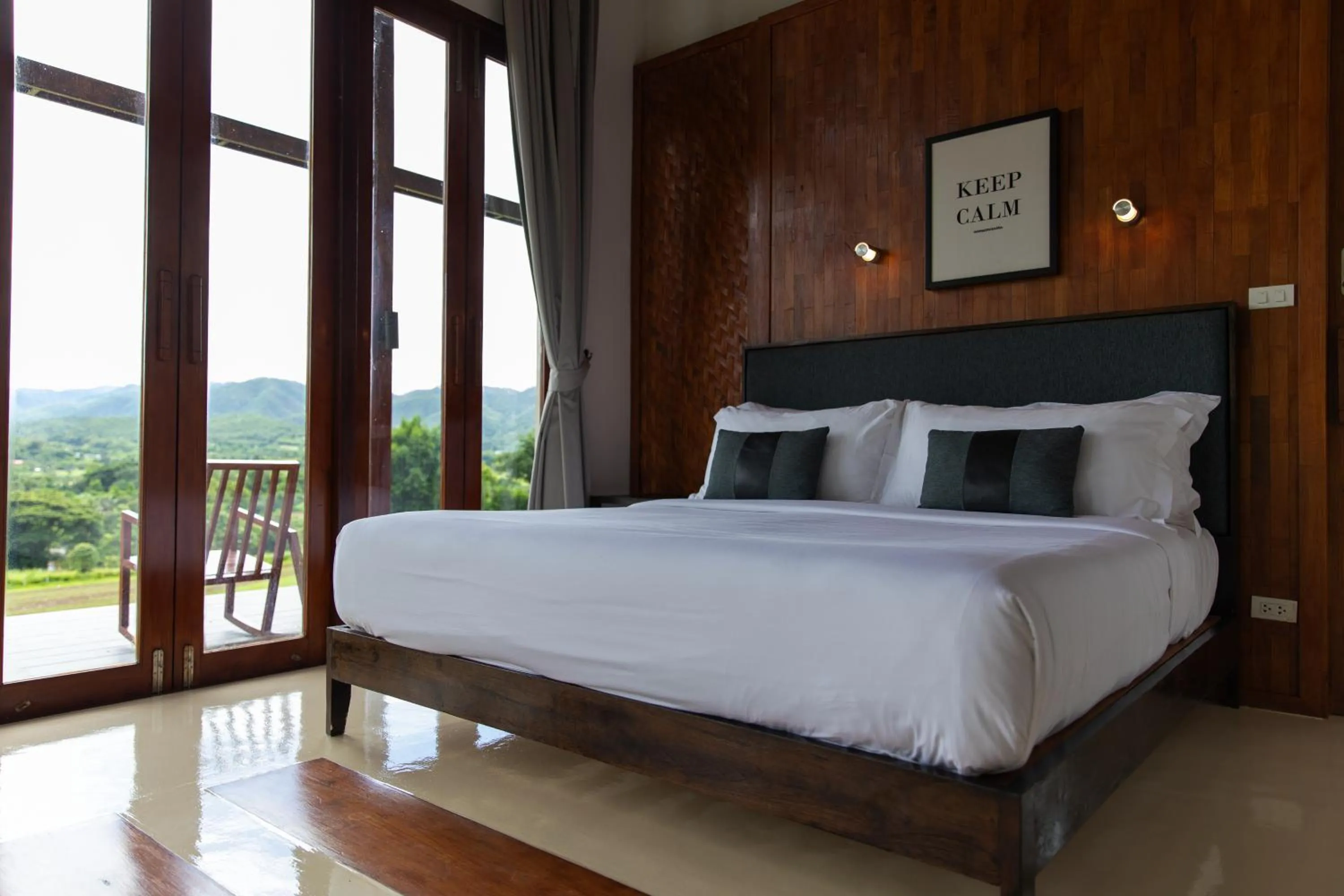 Bedroom, Bed in Puripai Villa