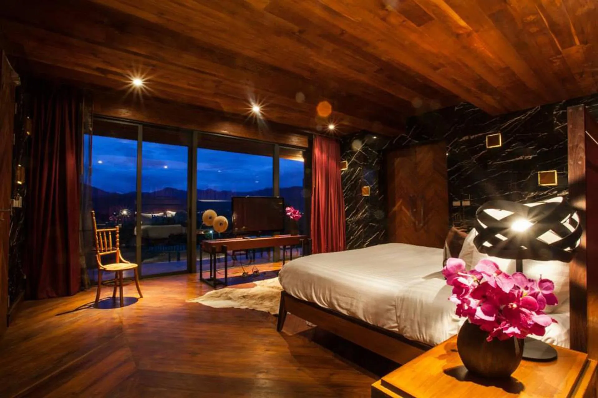 Bedroom, Bed in Puripai Villa