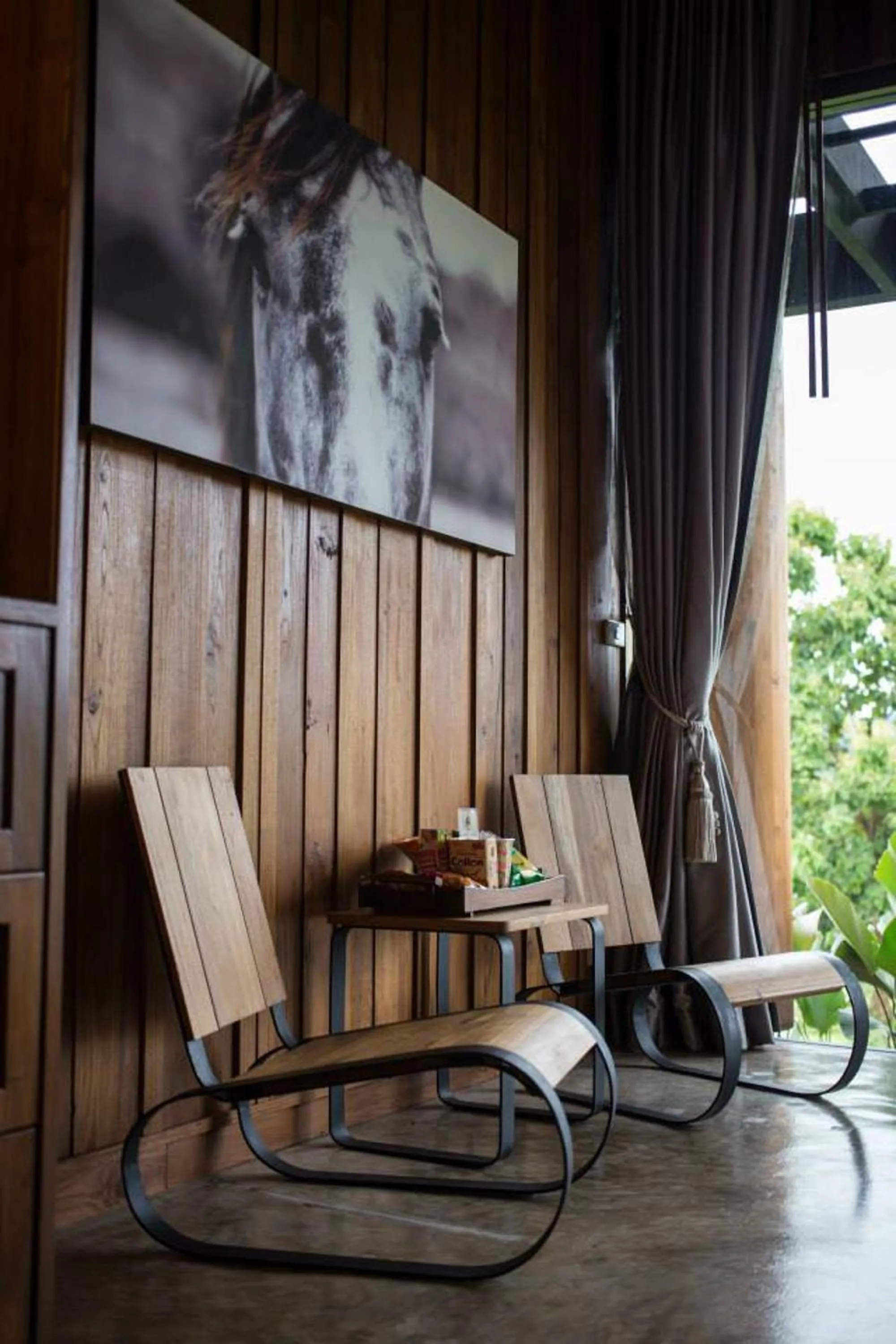 Seating area in Puripai Villa