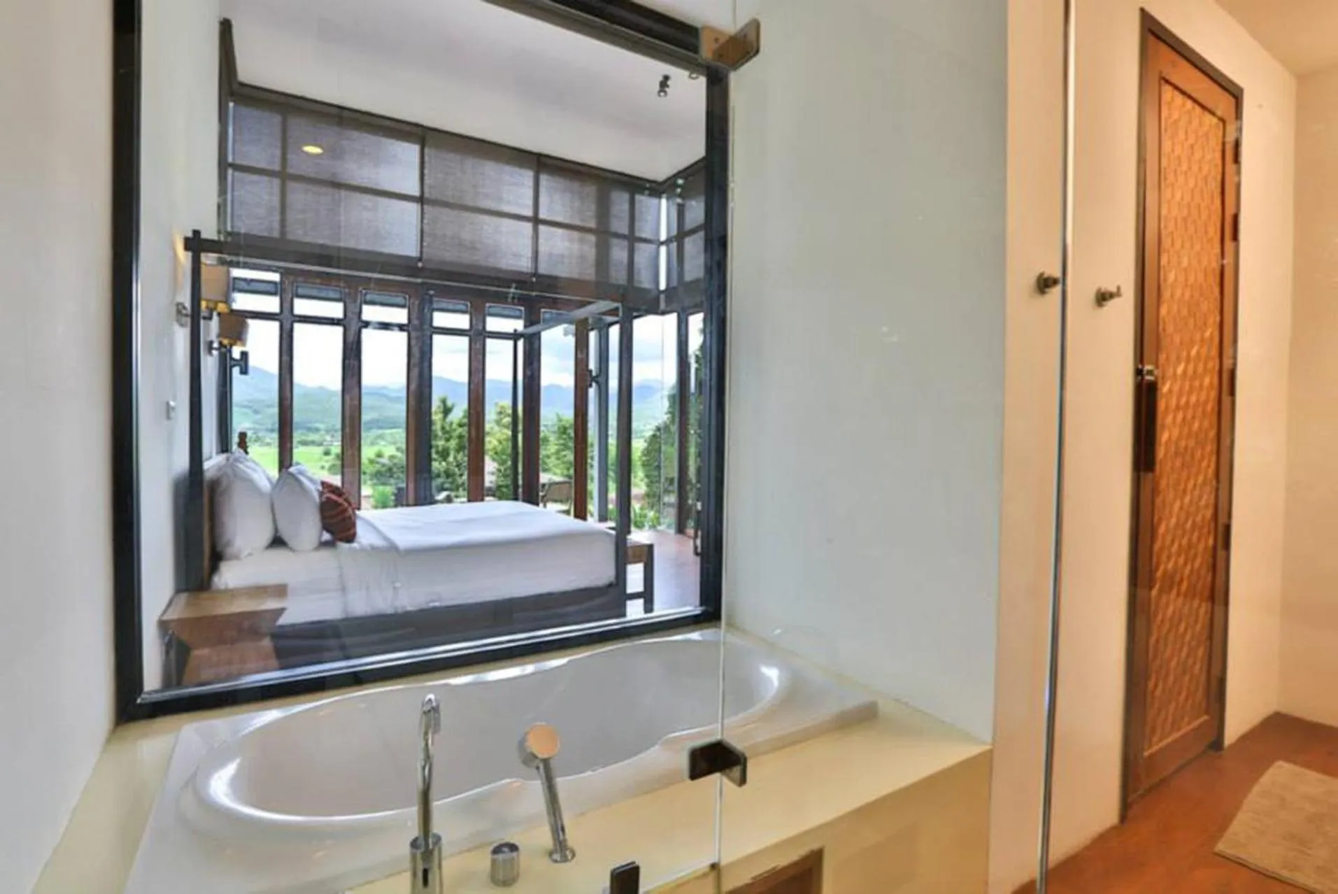 Bathroom, Bed in Puripai Villa
