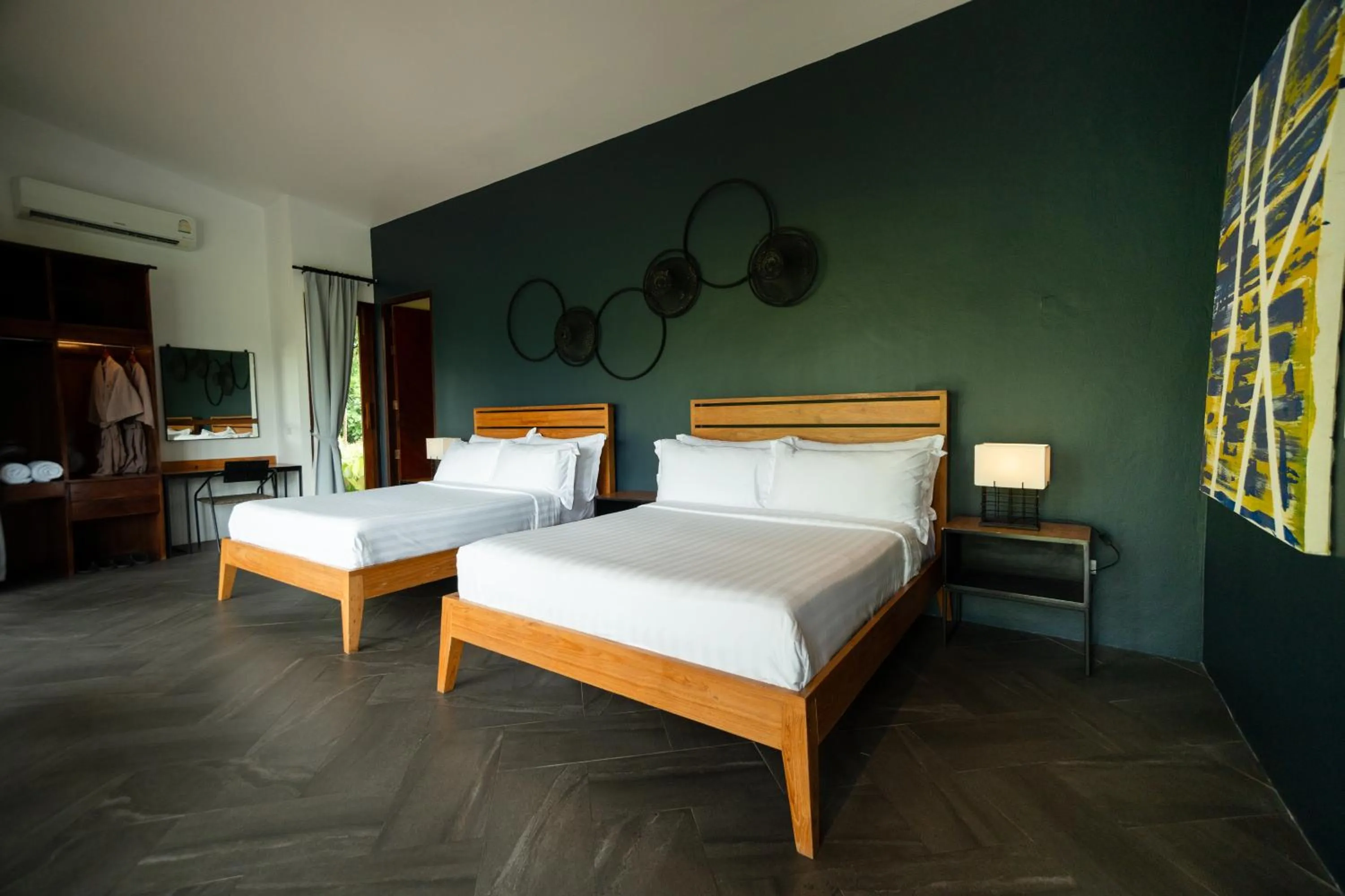 Bedroom, Bed in Puripai Villa