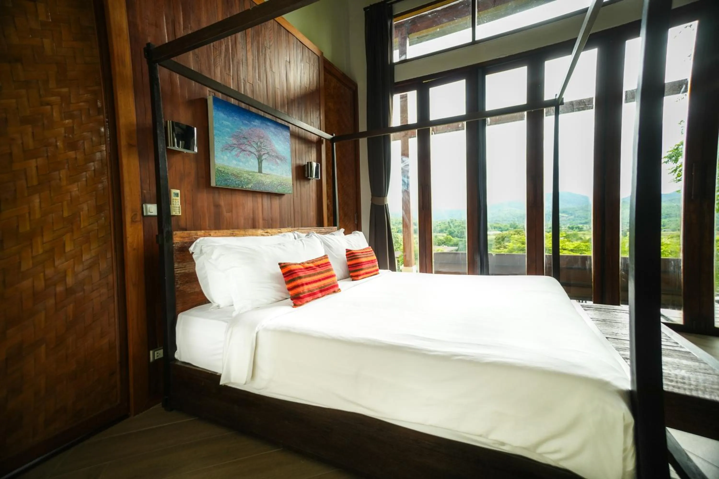 Bedroom, Bed in Puripai Villa