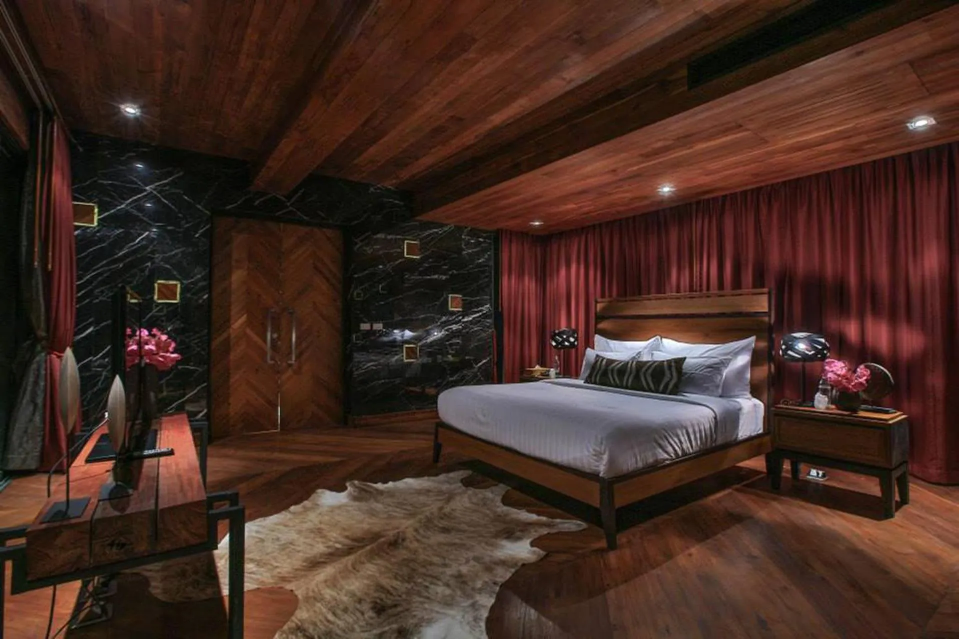 Bedroom, Bed in Puripai Villa