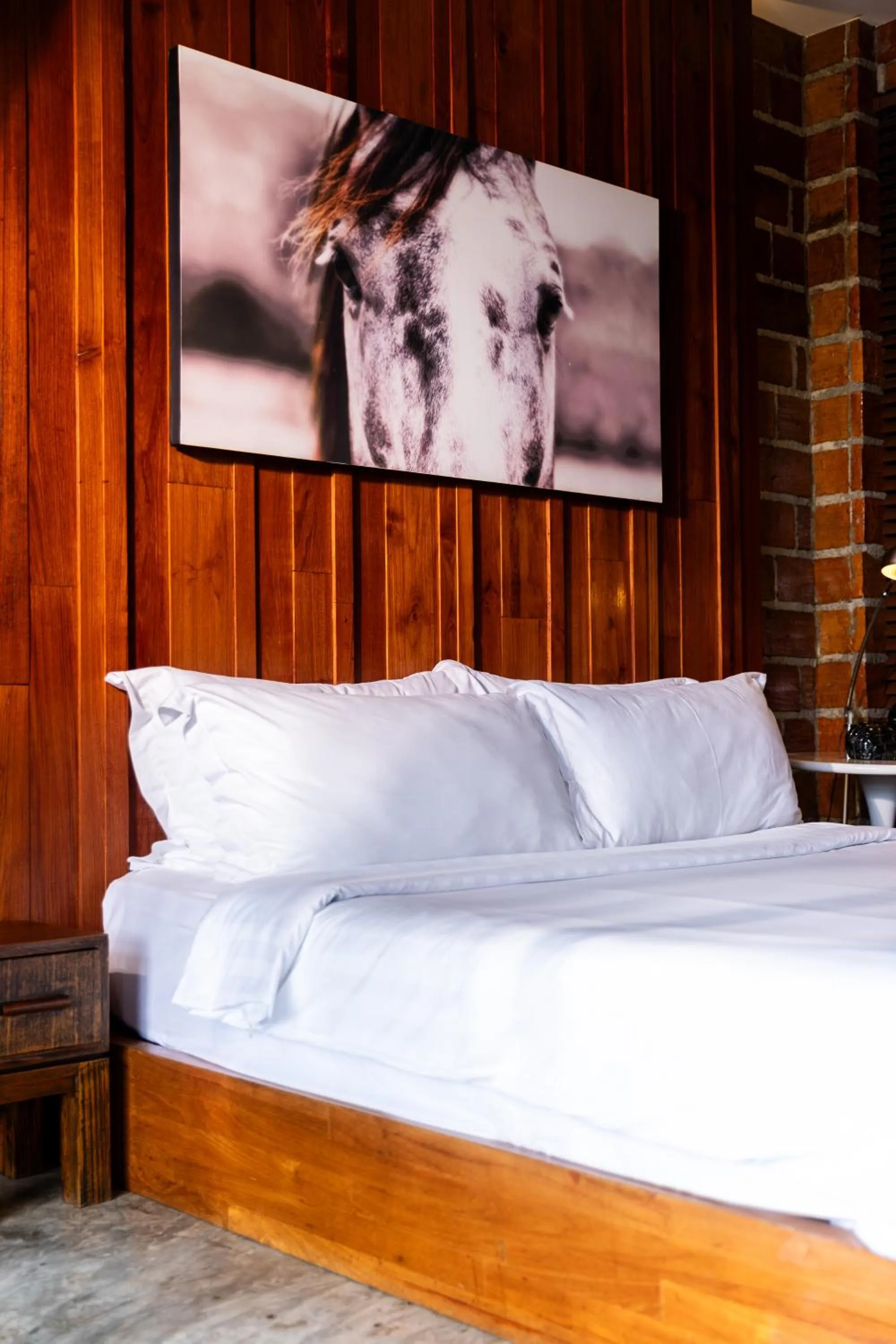 Bed in Puripai Villa