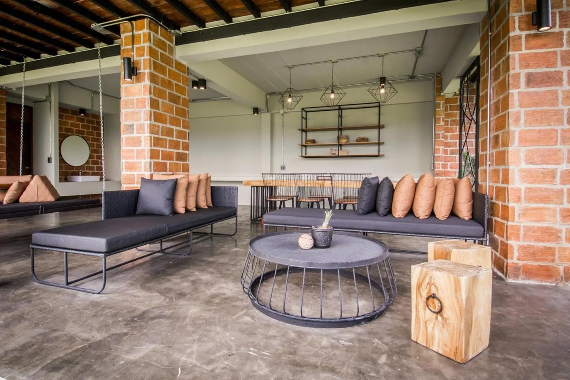 Seating area in Puripai Villa