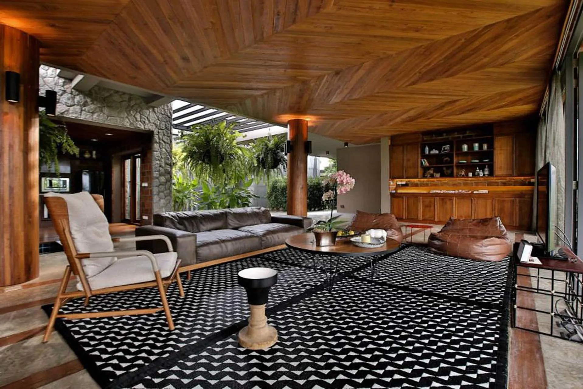 Living room in Puripai Villa