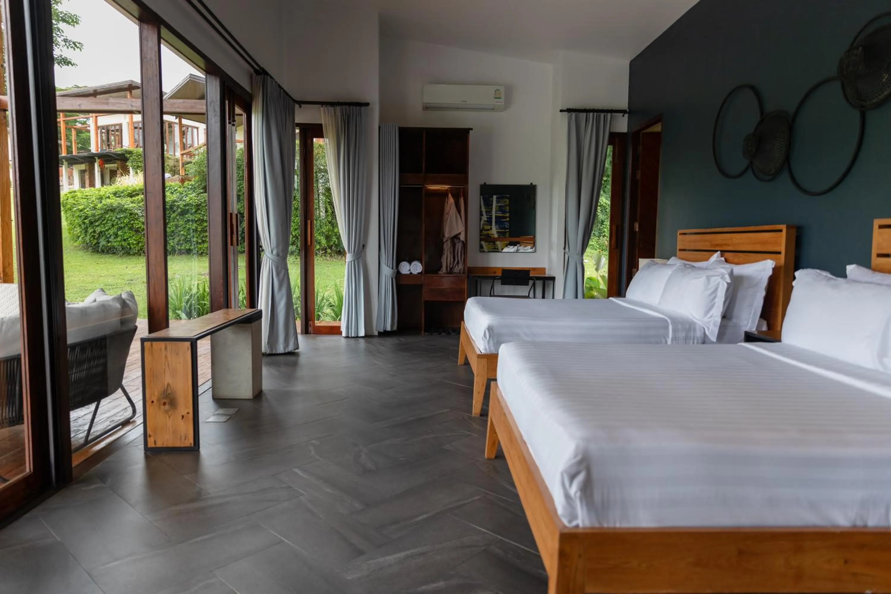 Bedroom, Bed in Puripai Villa