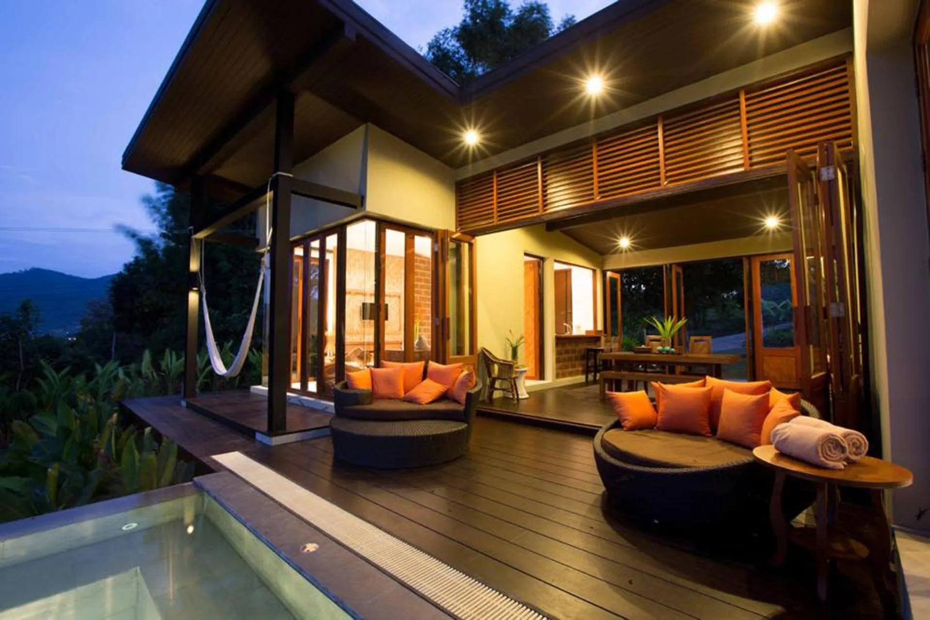 Pool view in Puripai Villa