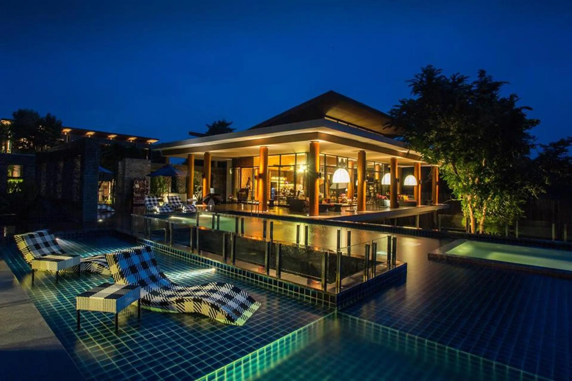 Pool view in Puripai Villa