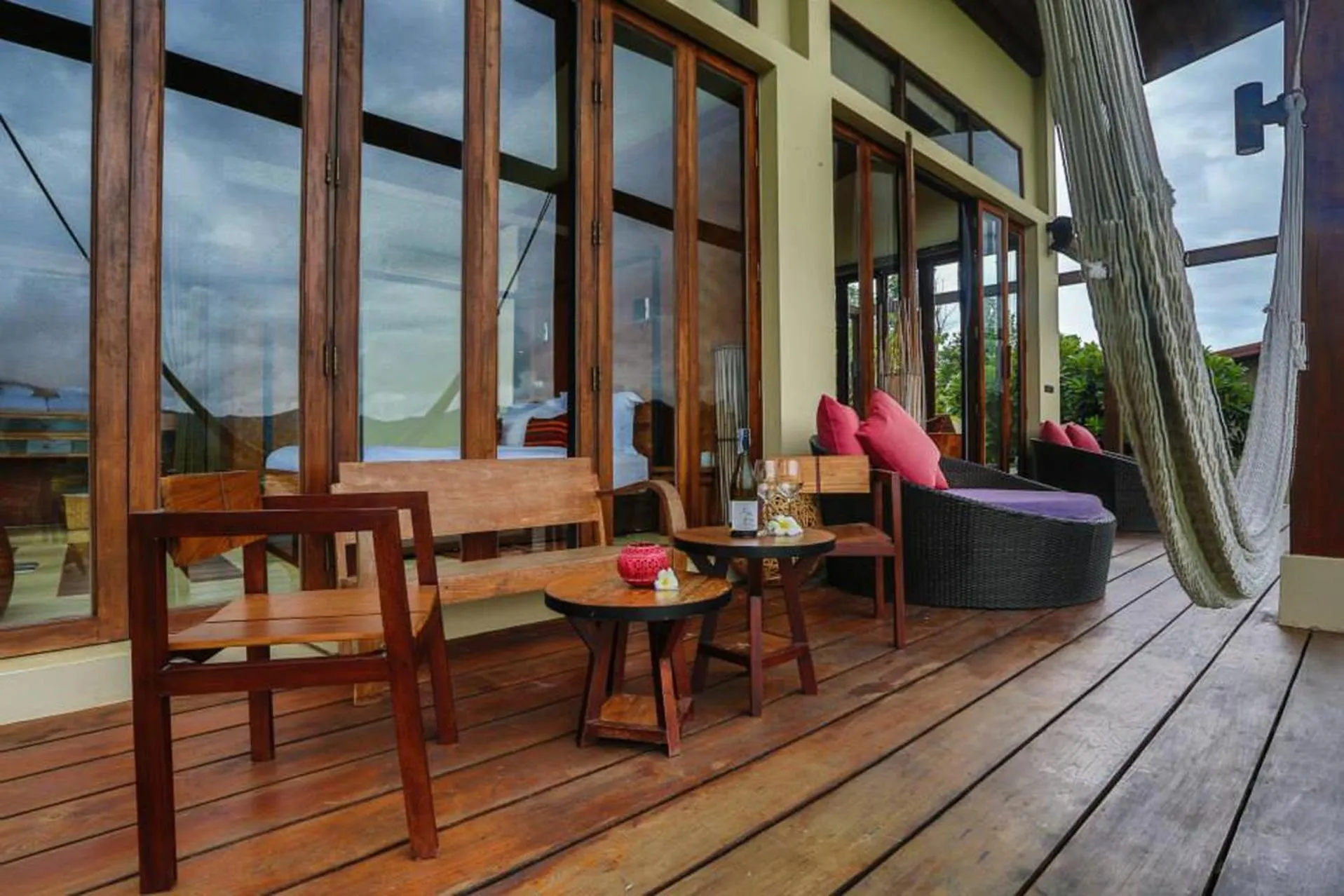 Seating area in Puripai Villa