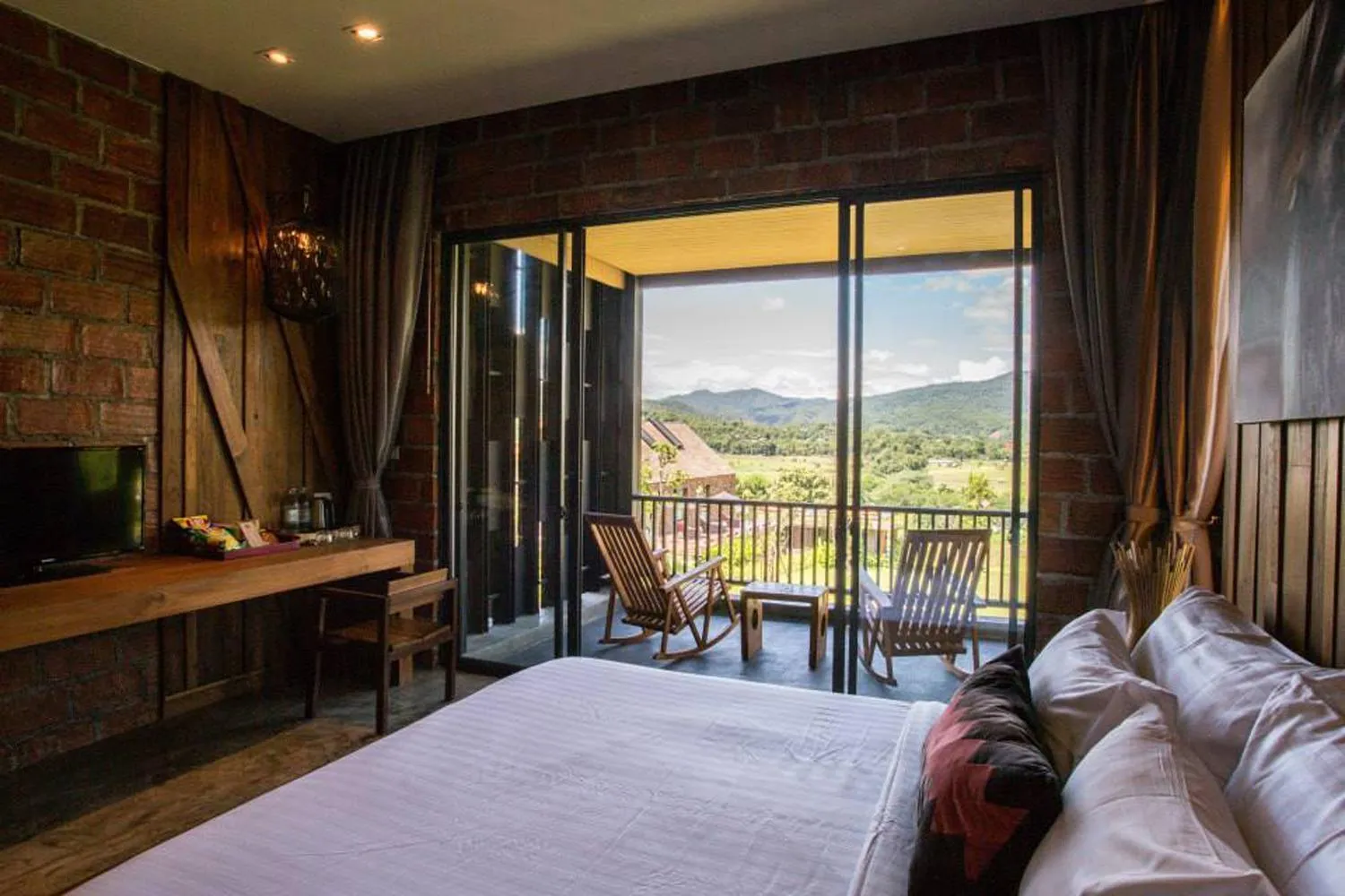 View (from property/room), Bed in Puripai Villa