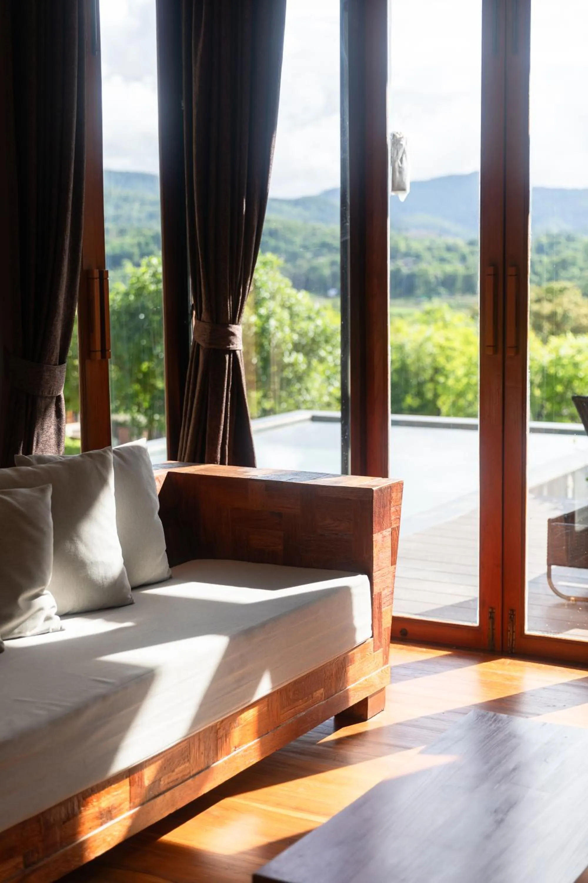 Seating area in Puripai Villa