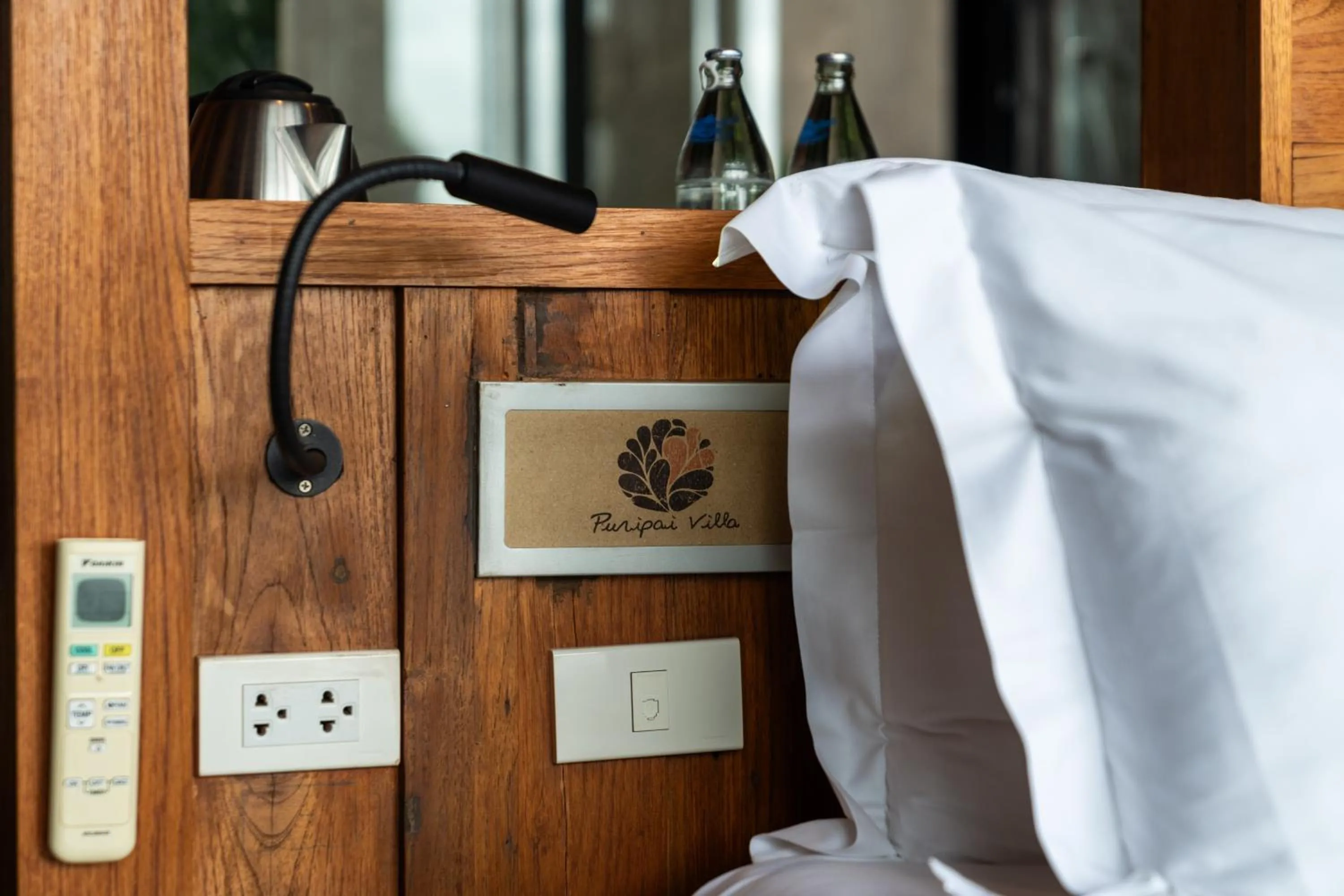 Bed in Puripai Villa