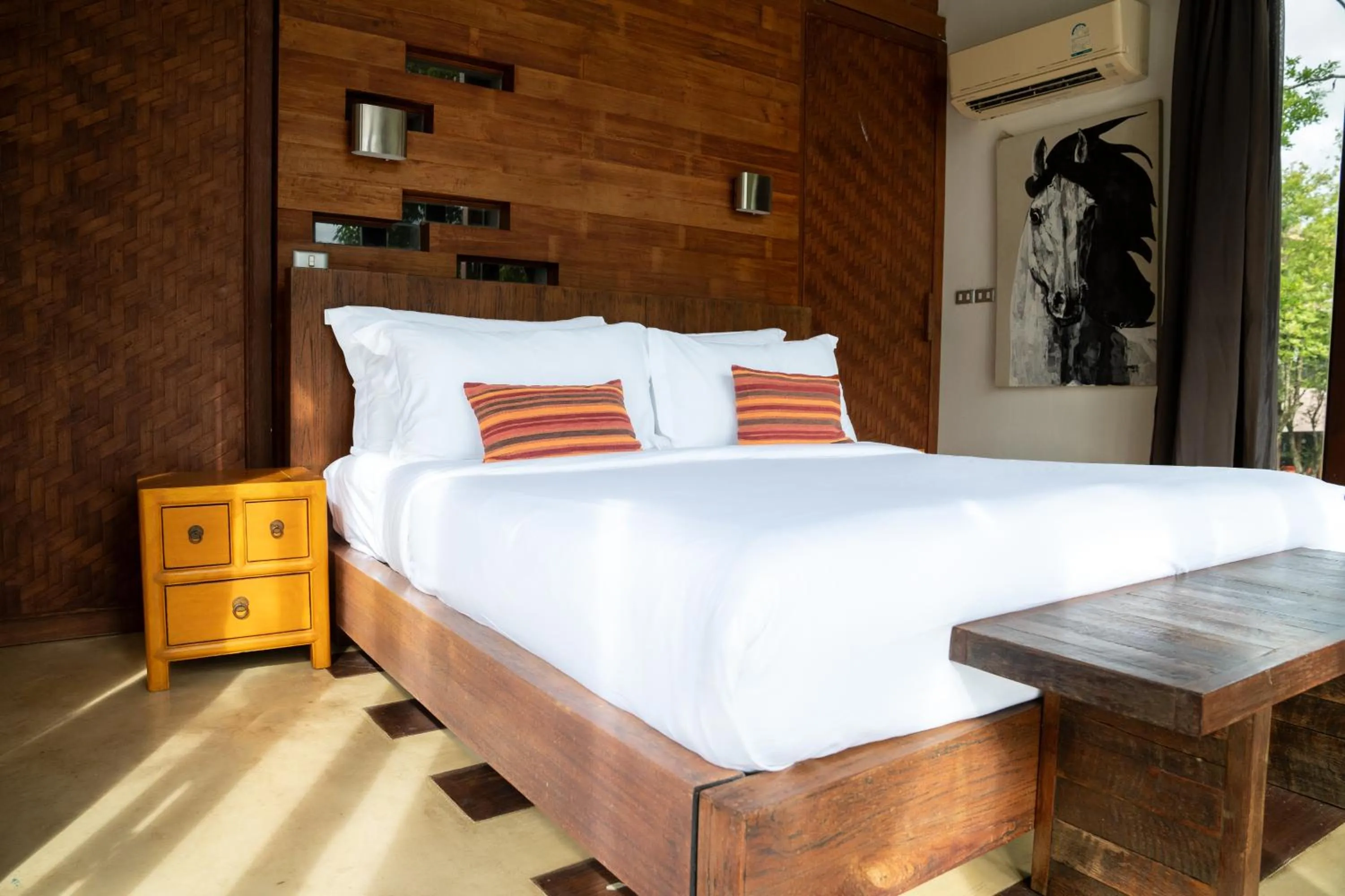 Bedroom, Bed in Puripai Villa