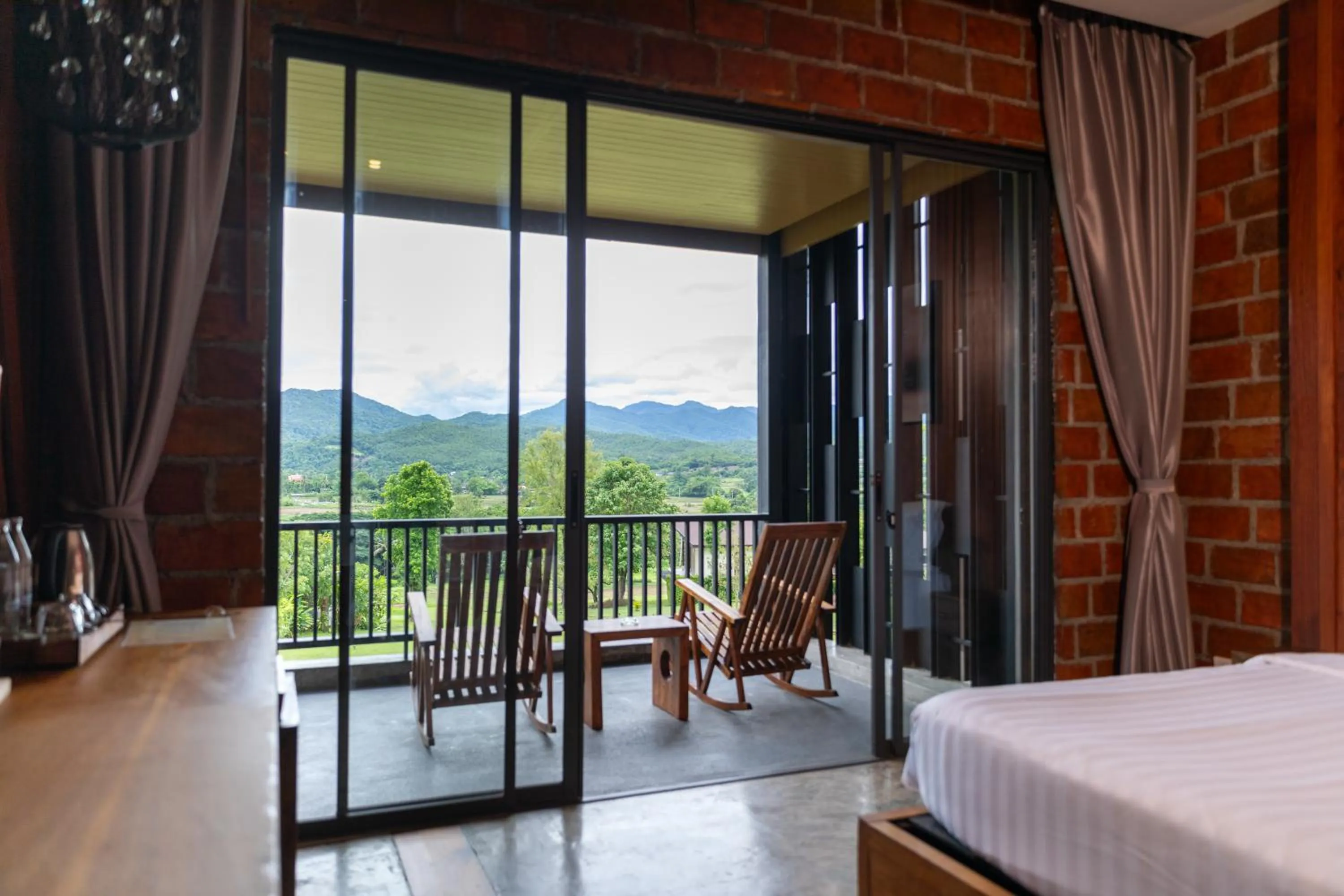 Balcony/Terrace, Bed in Puripai Villa
