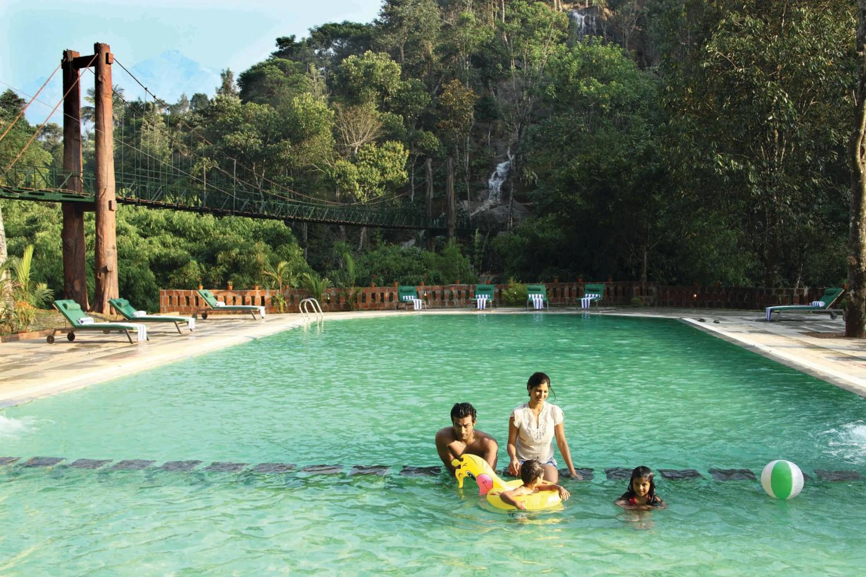 Swimming pool in Vythiri Village