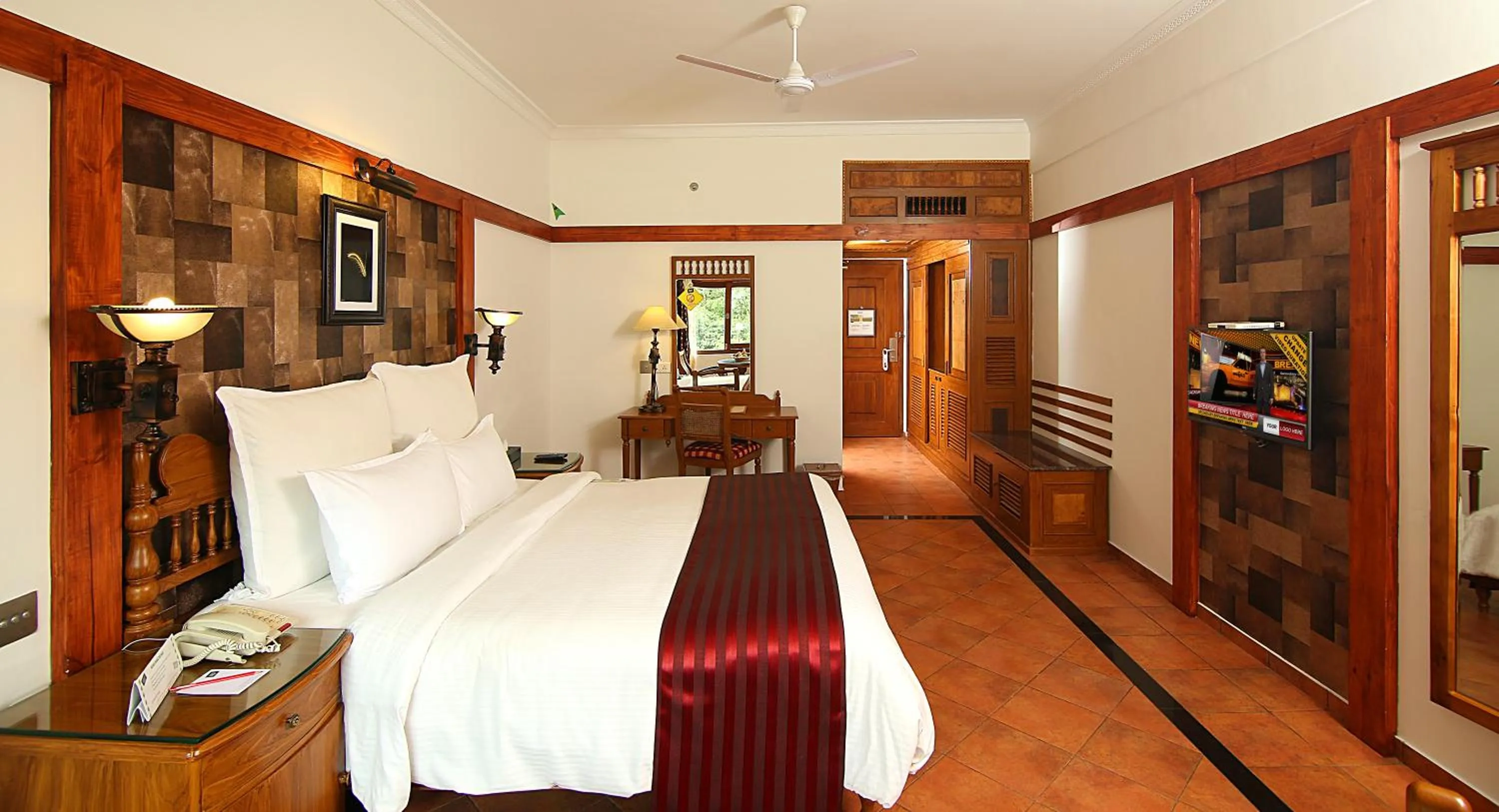 Bedroom, Bed in Vythiri Village