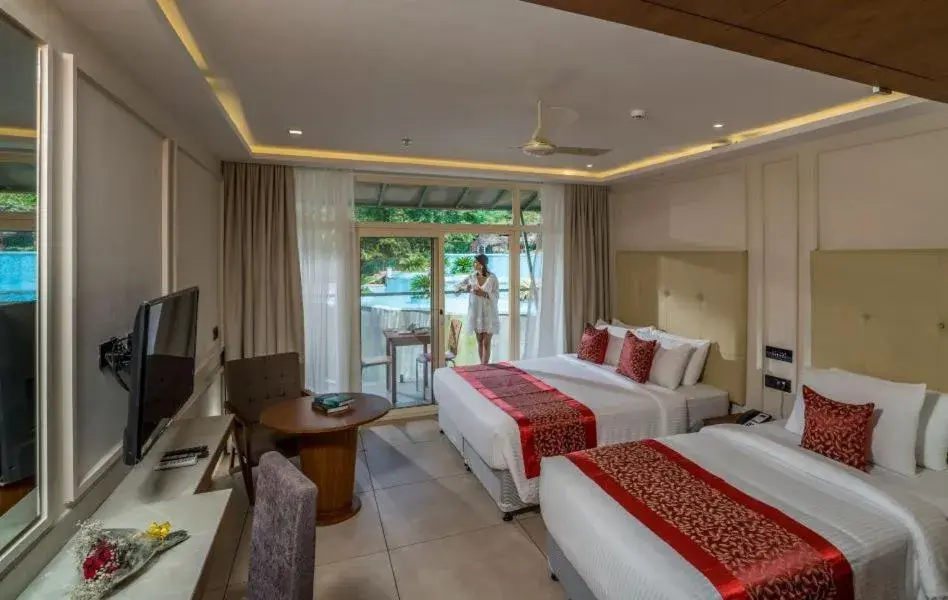 Photo of the whole room in Vythiri Village Photo of the whole room in Vythiri Village