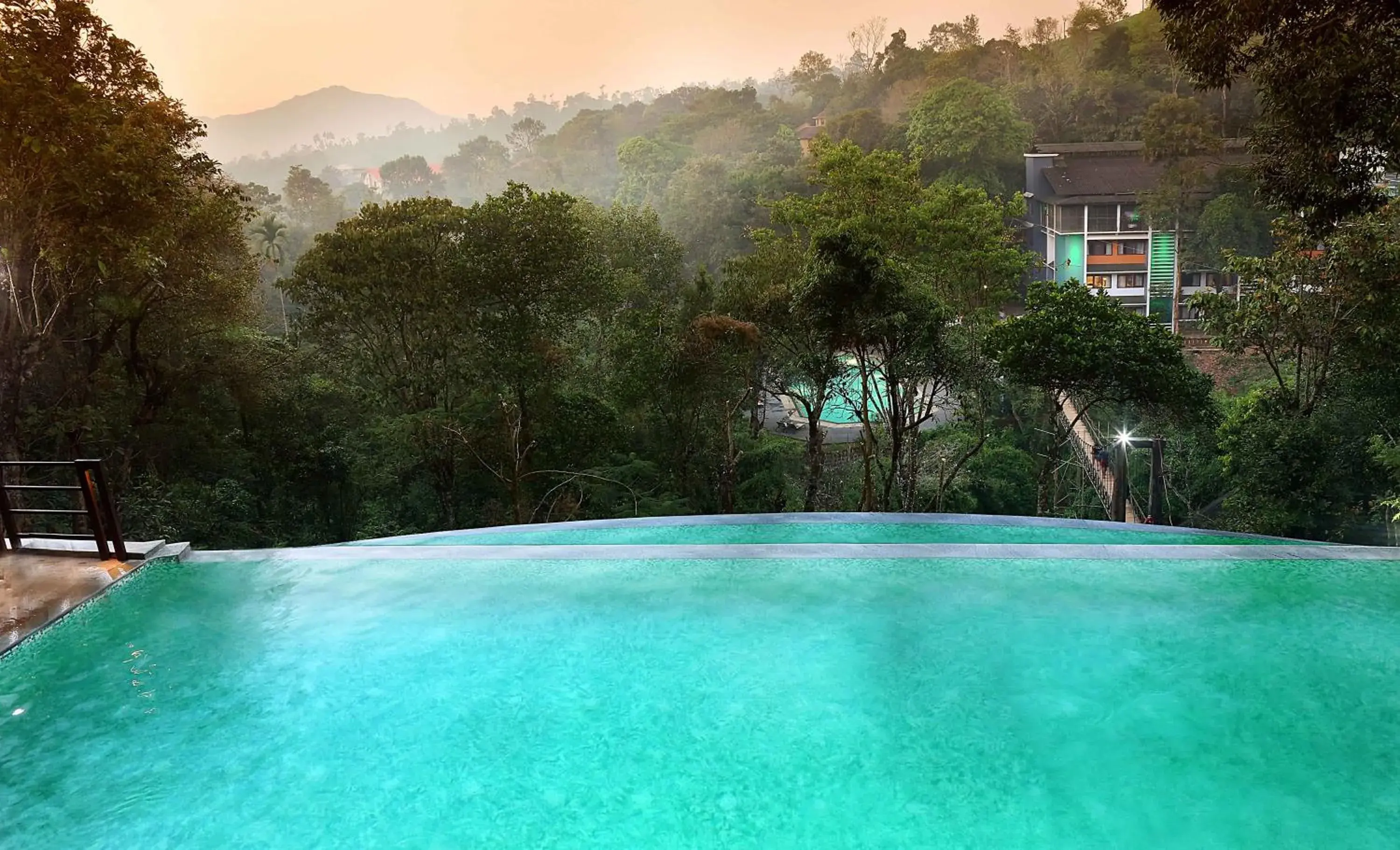 Swimming pool in Vythiri Village Swimming pool in Vythiri Village