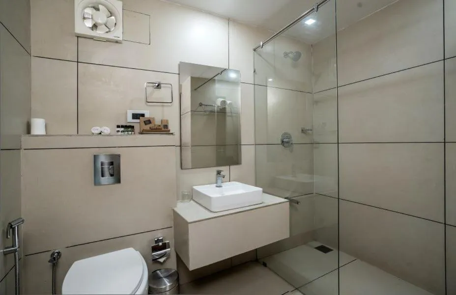 Bathroom in Vythiri Village