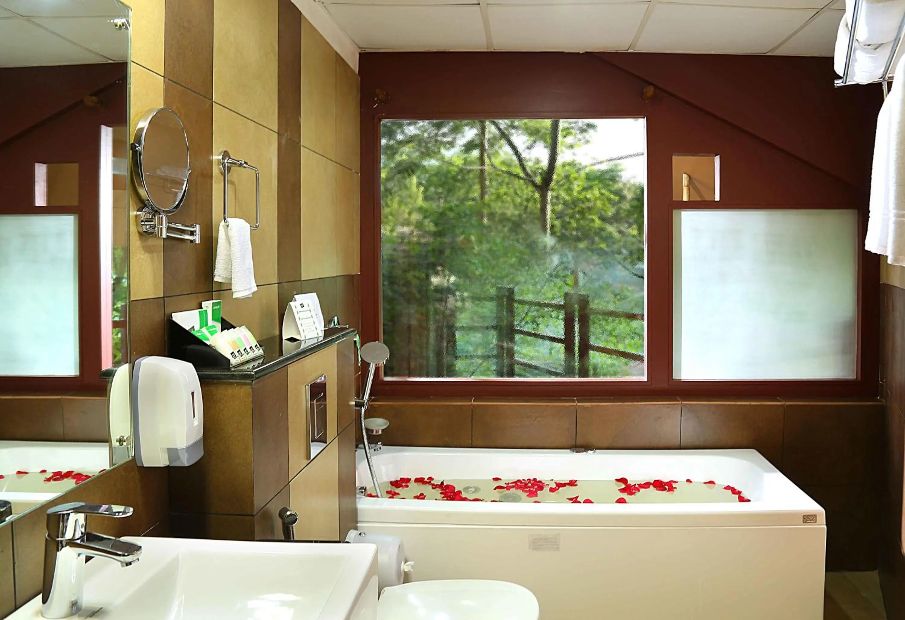 Bathroom, Bed in Vythiri Village