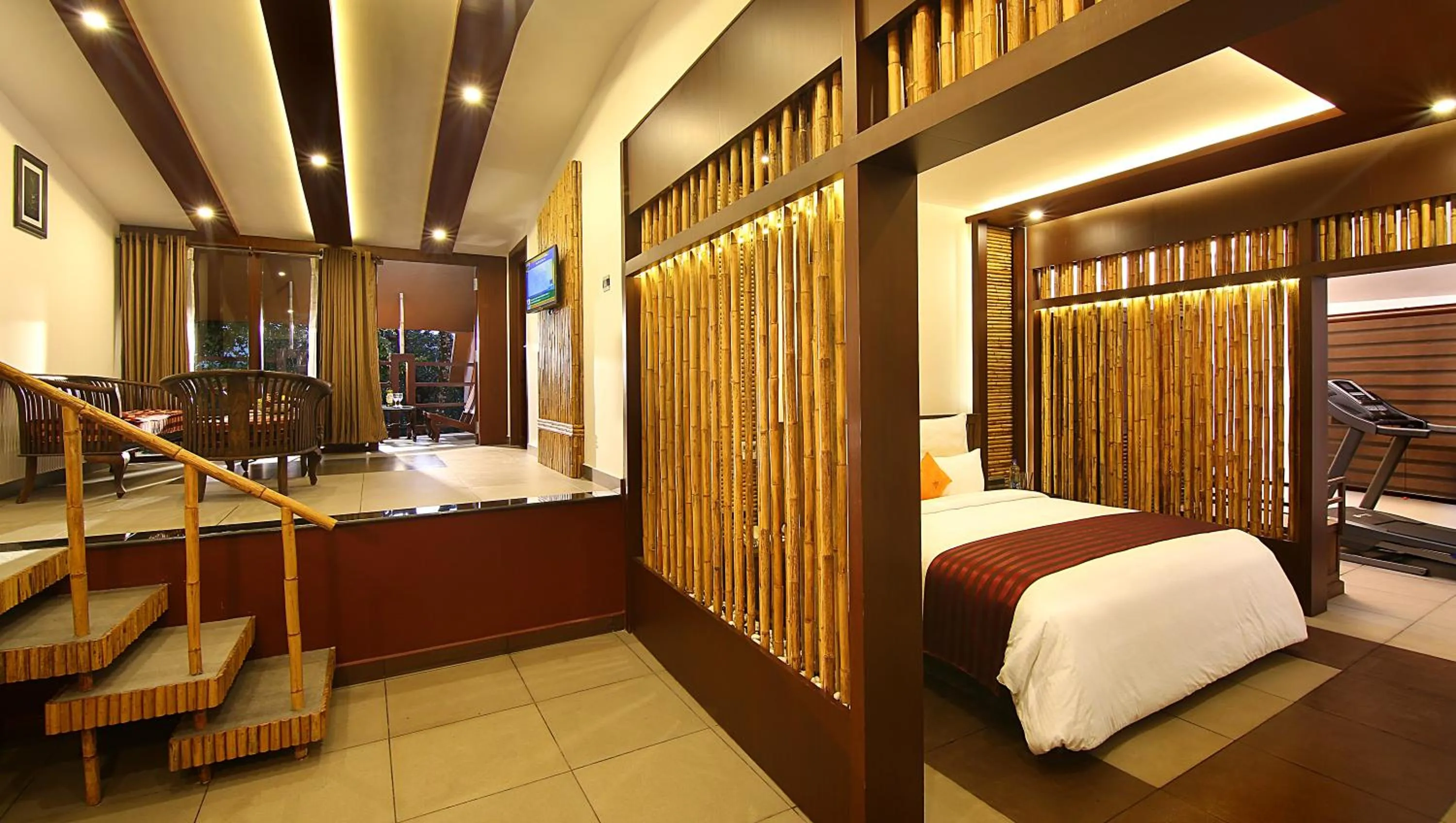 Bedroom, Bed in Vythiri Village