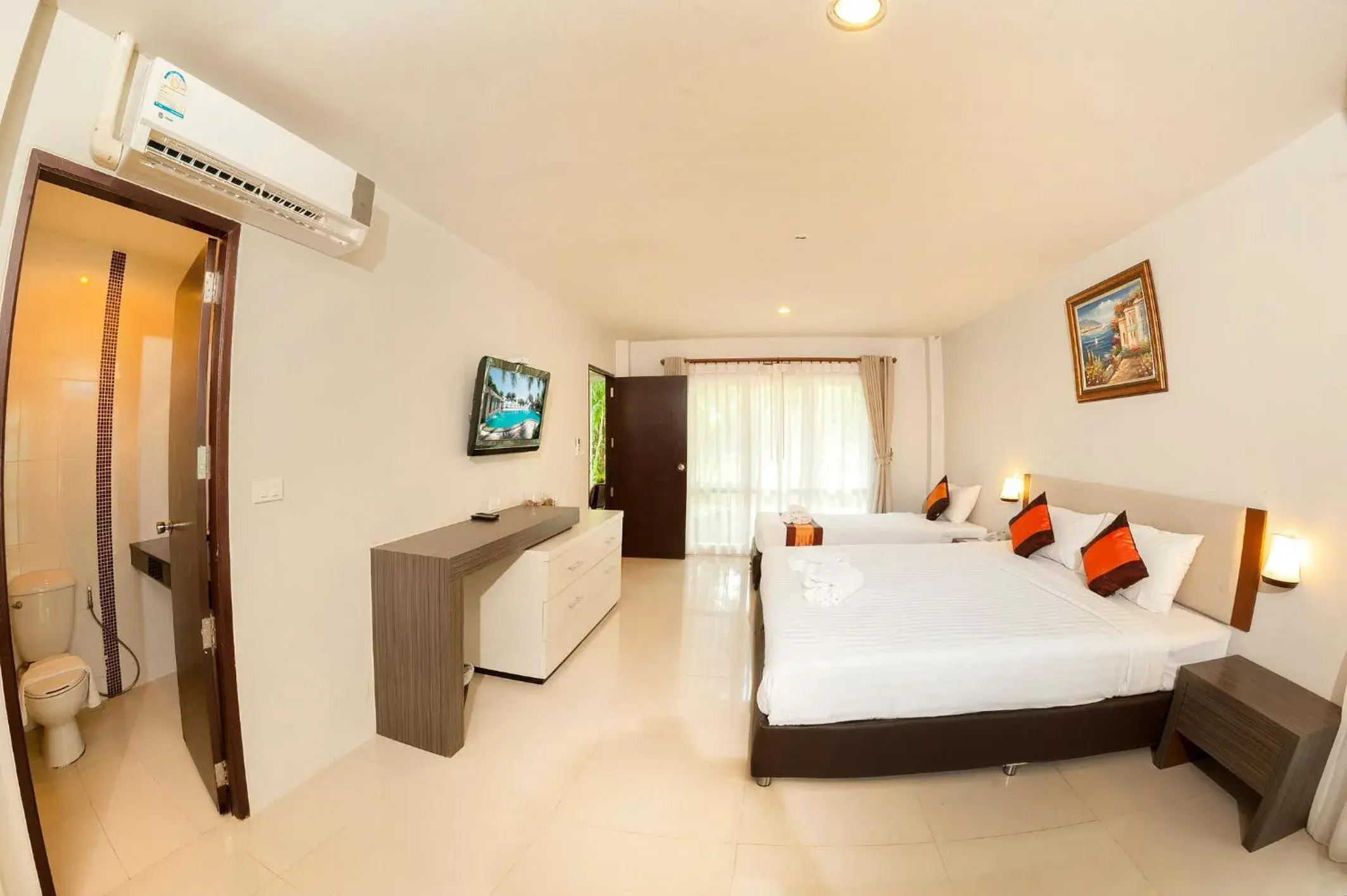 Bed in Chaolao Cabana Resort Bed in Chaolao Cabana Resort