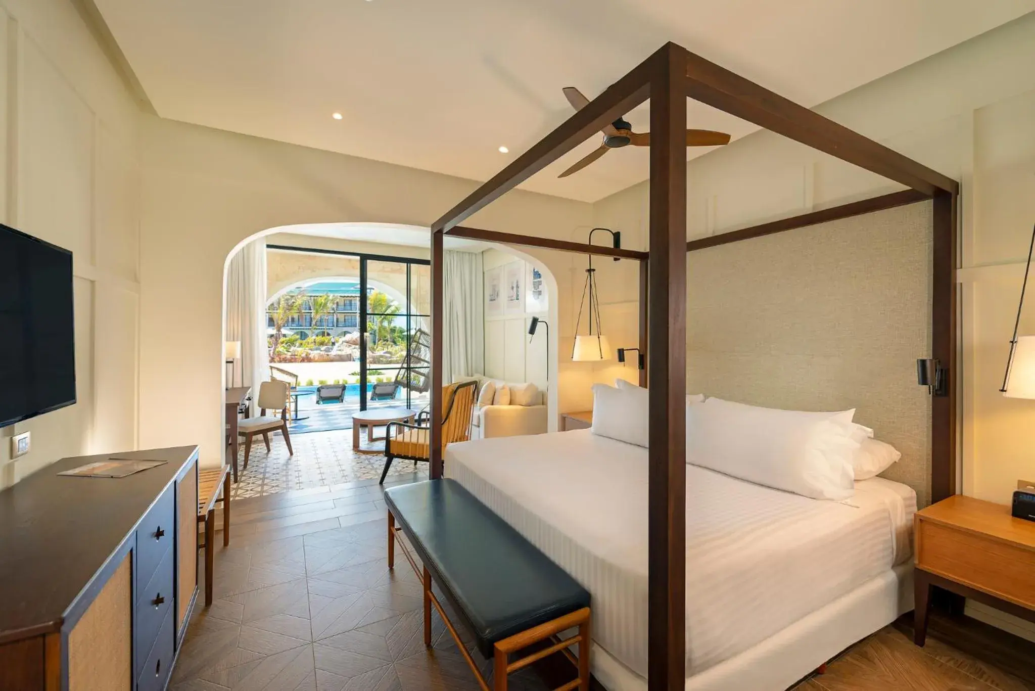 Bedroom, Bed in Ocean el Faro Resort - All Inclusive Bedroom, Bed in Ocean el Faro Resort - All Inclusive