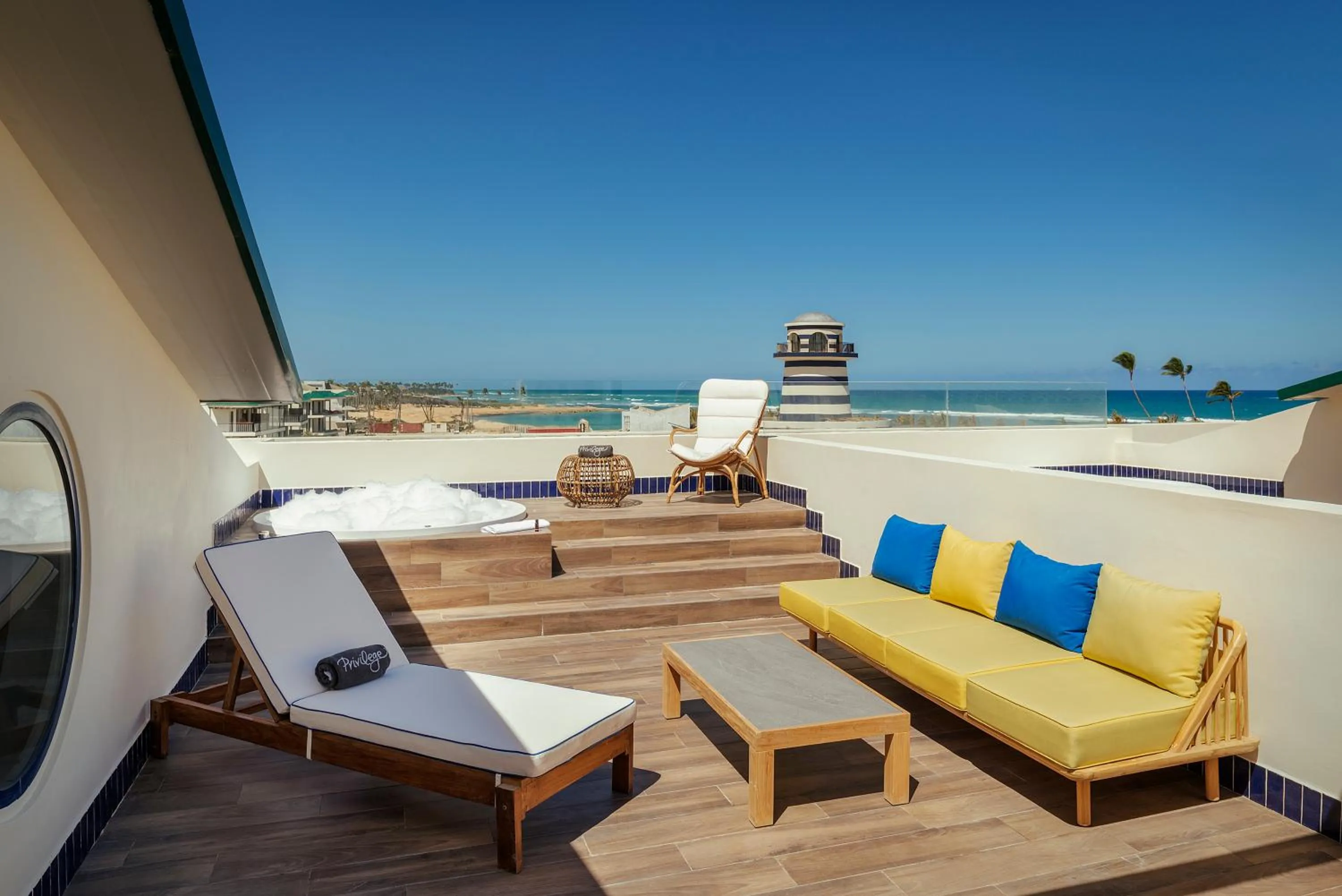 Balcony/Terrace in Ocean el Faro Resort - All Inclusive