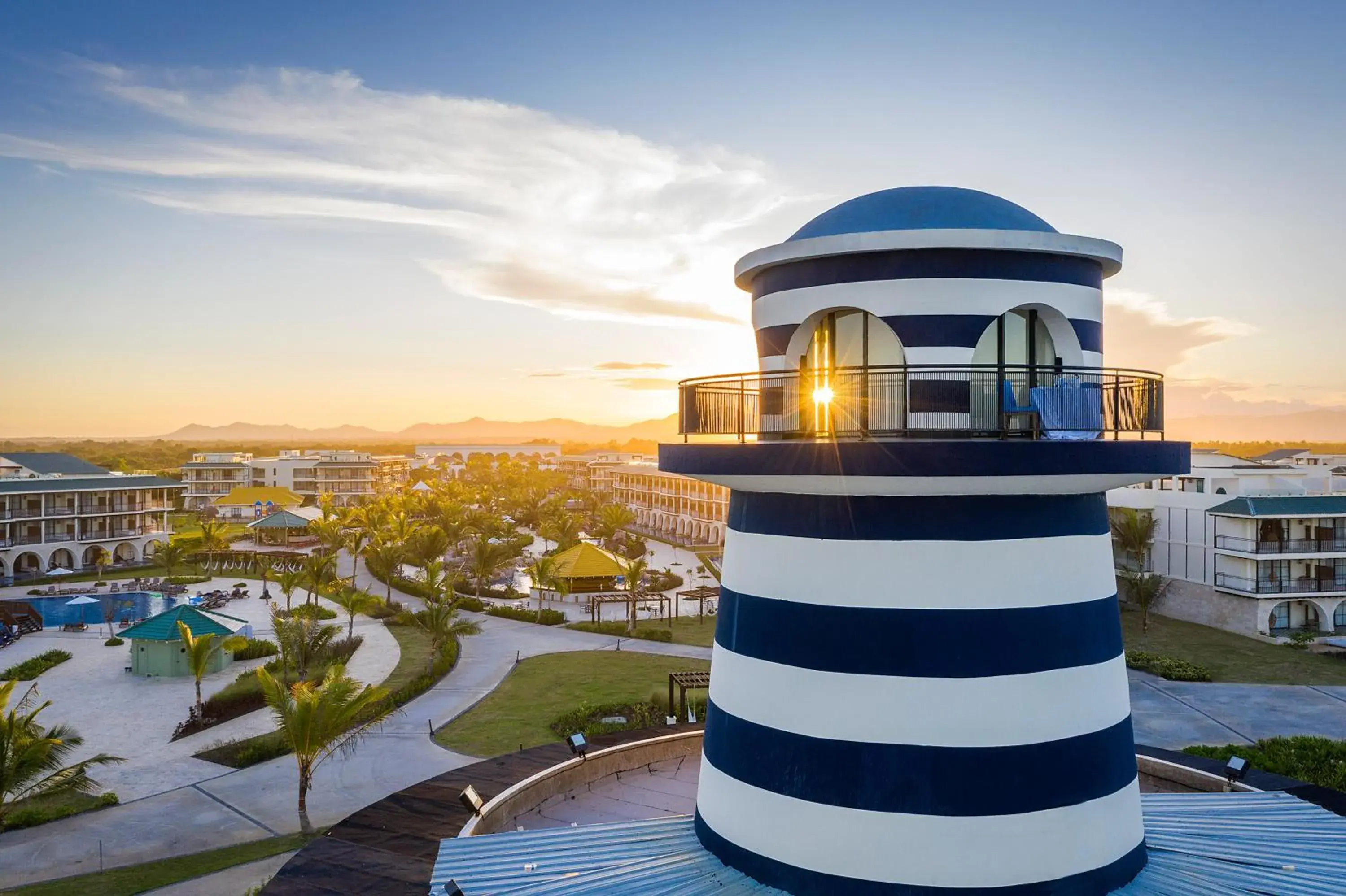 Bird's eye view in Ocean el Faro Resort - All Inclusive Bird's eye view in Ocean el Faro Resort - All Inclusive