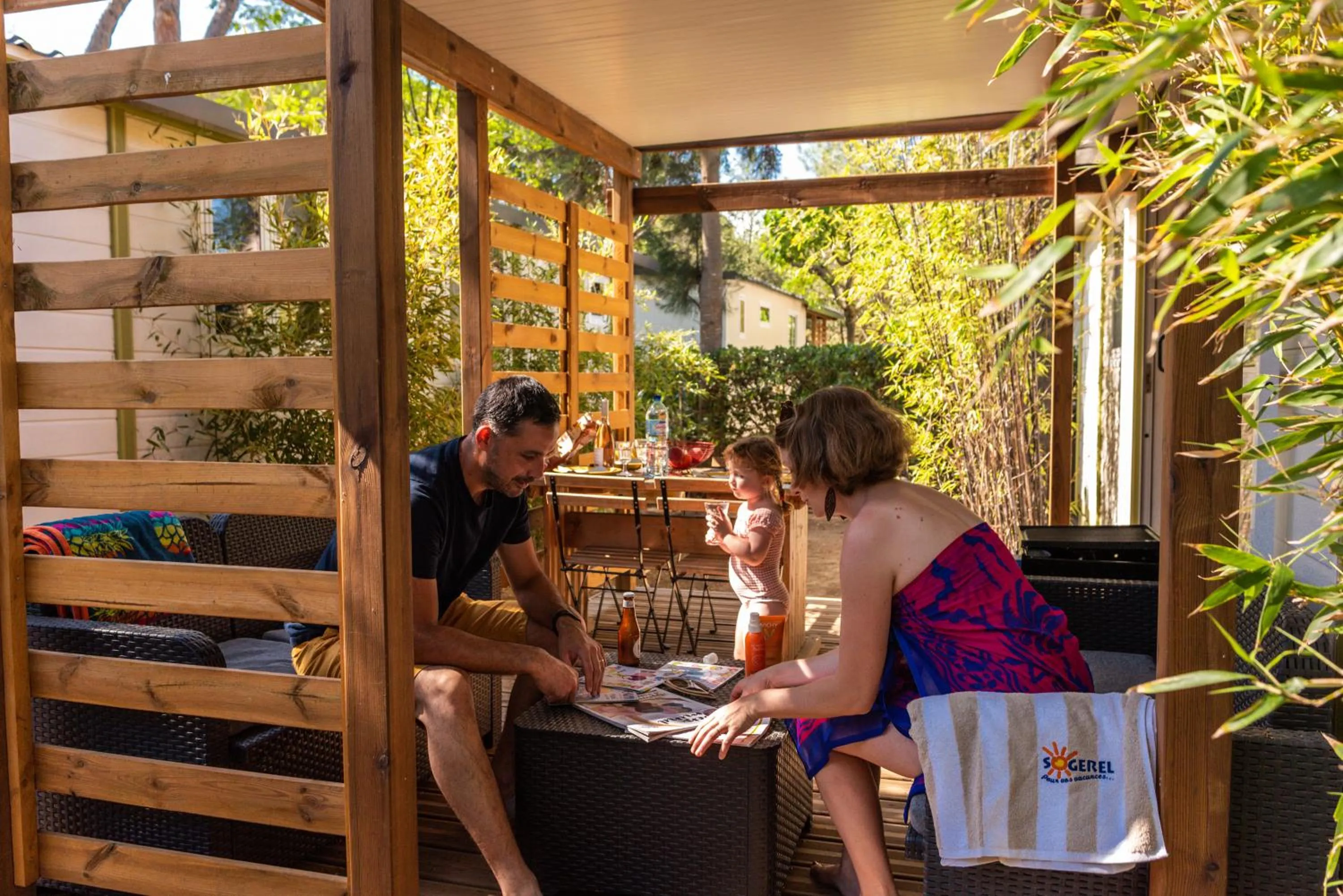 Patio in Domaine La Pinède Enchantée