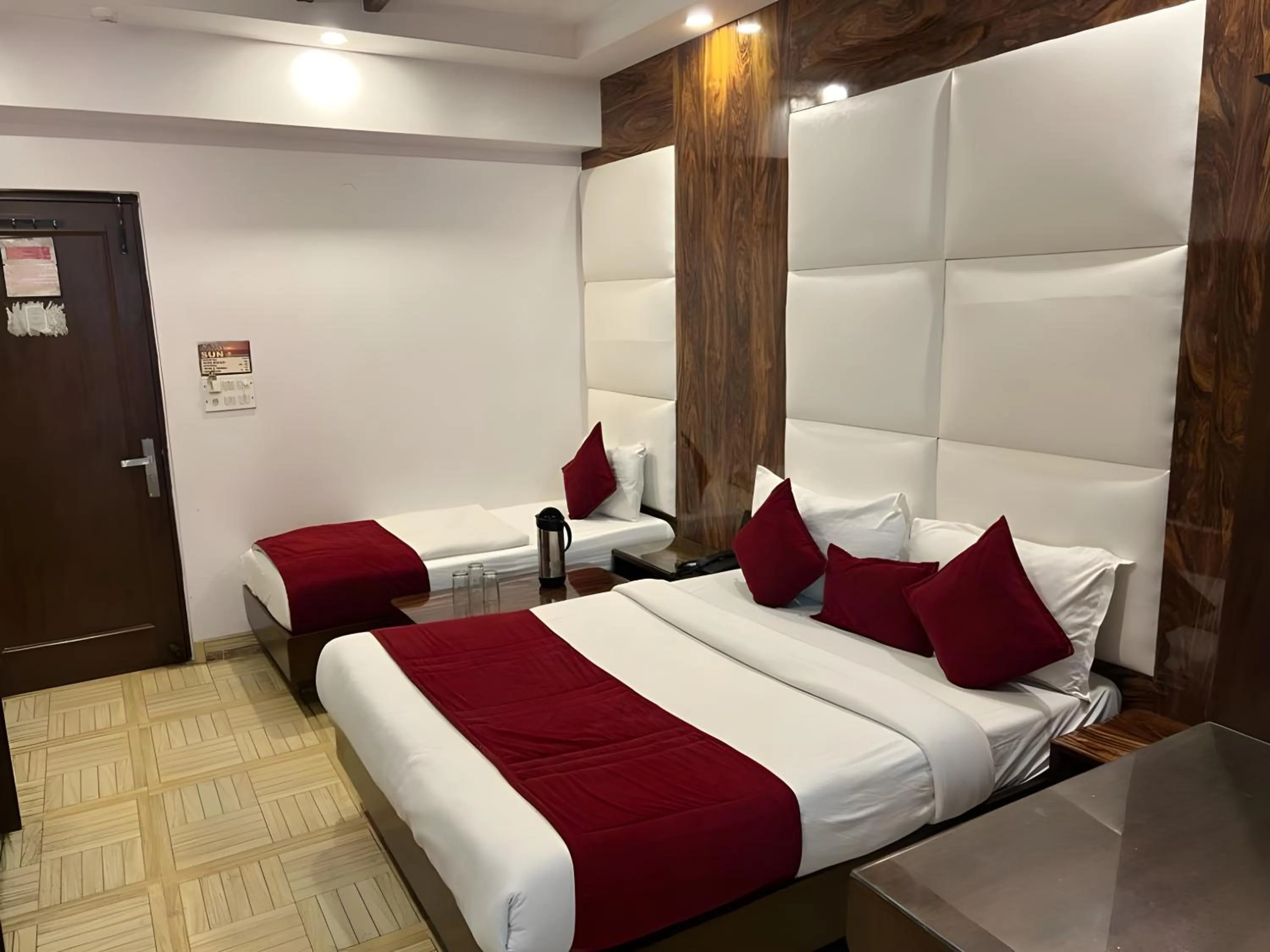 Bed in Hotel Sun International