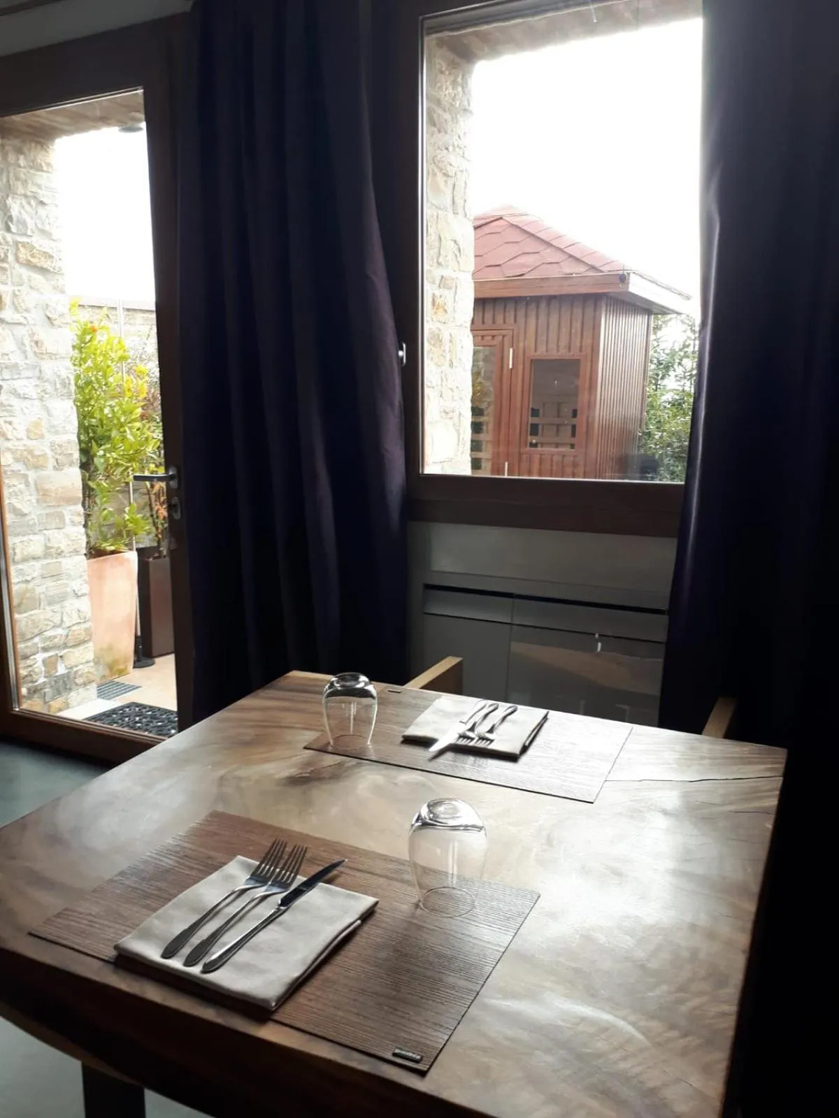 Dining area in Locanda Sensi