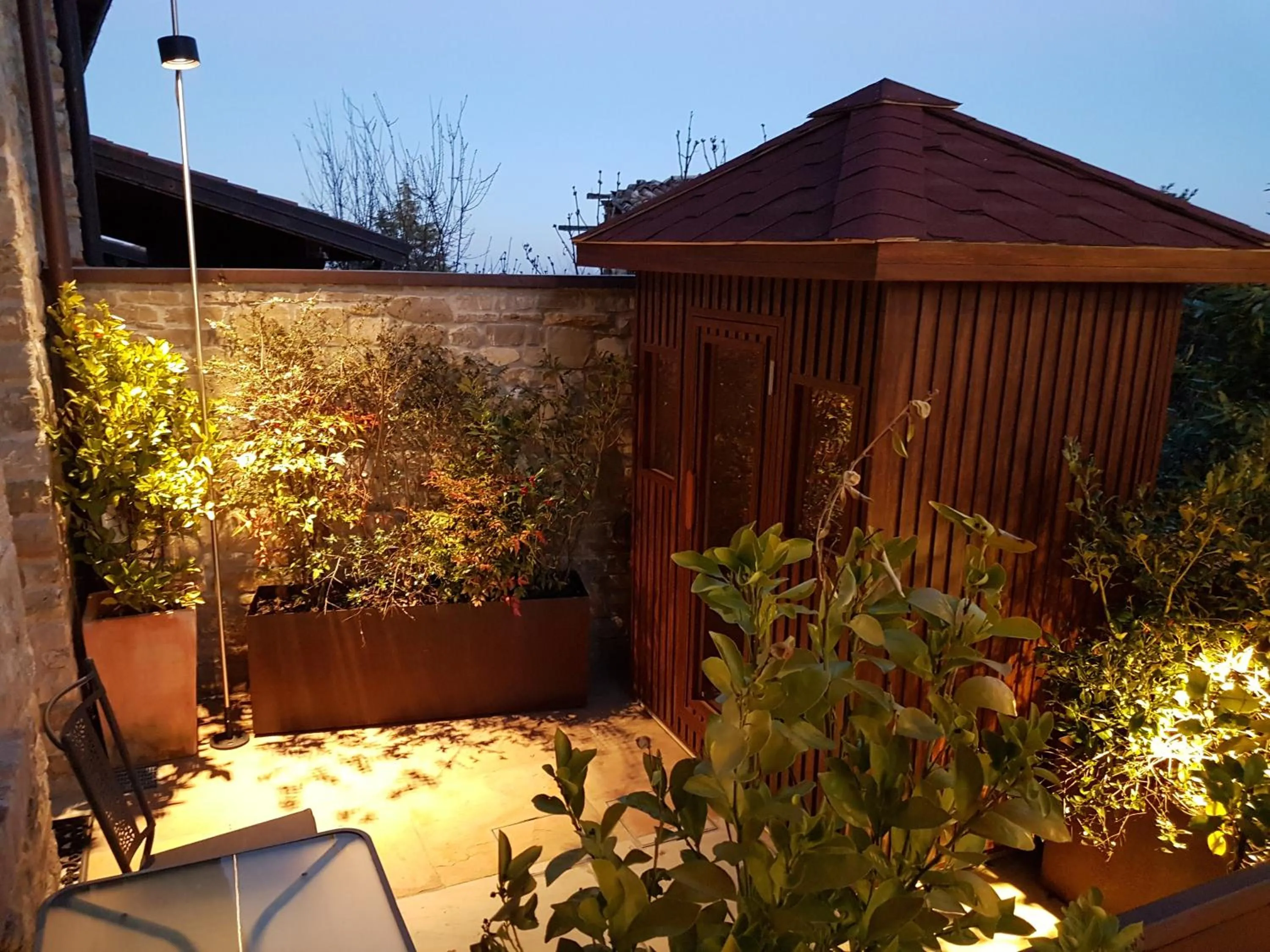 Garden view in Locanda Sensi