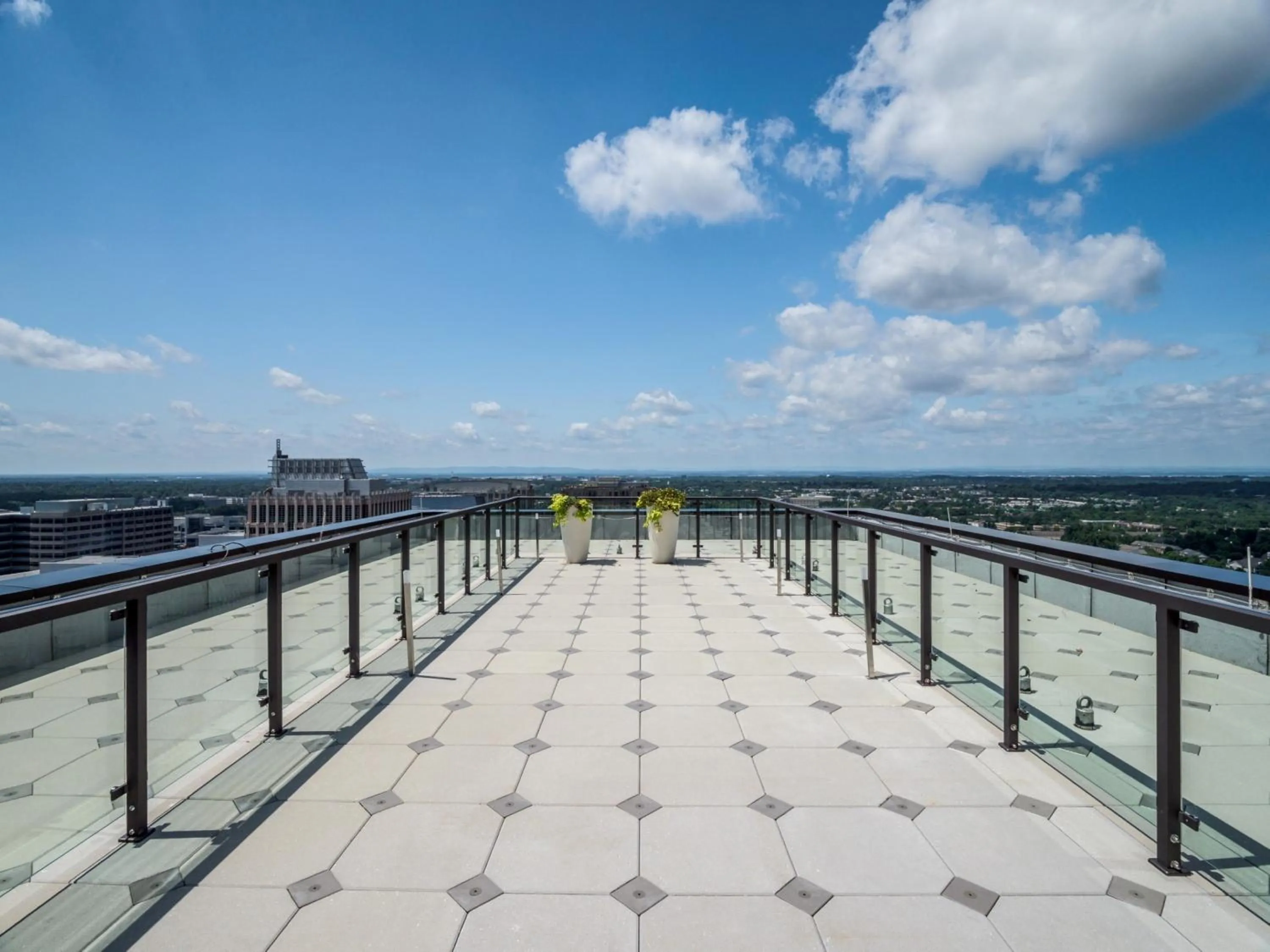 Property building in Global Luxury Suites at Reston Town Center