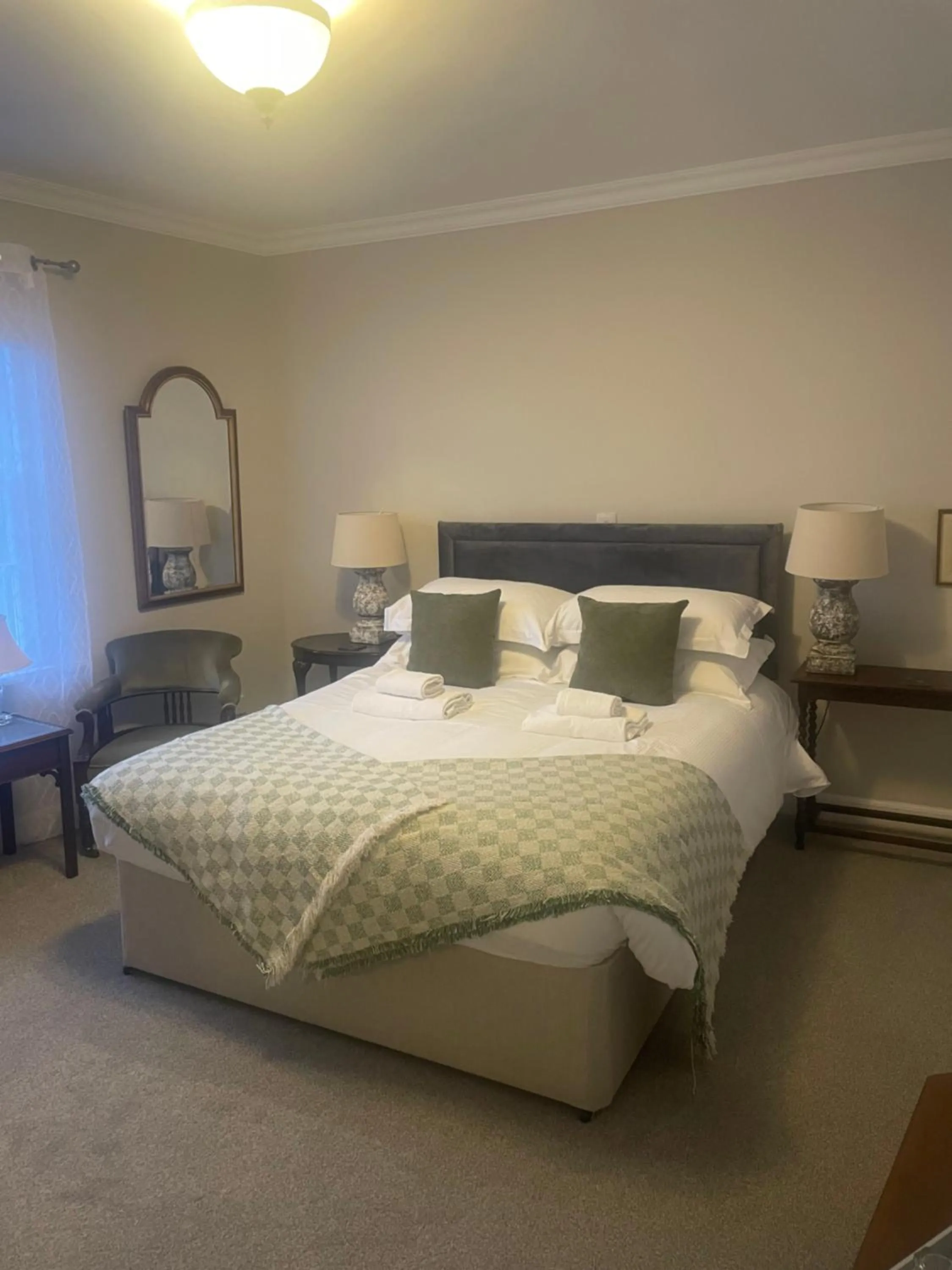 Bed in The Garret Hotel