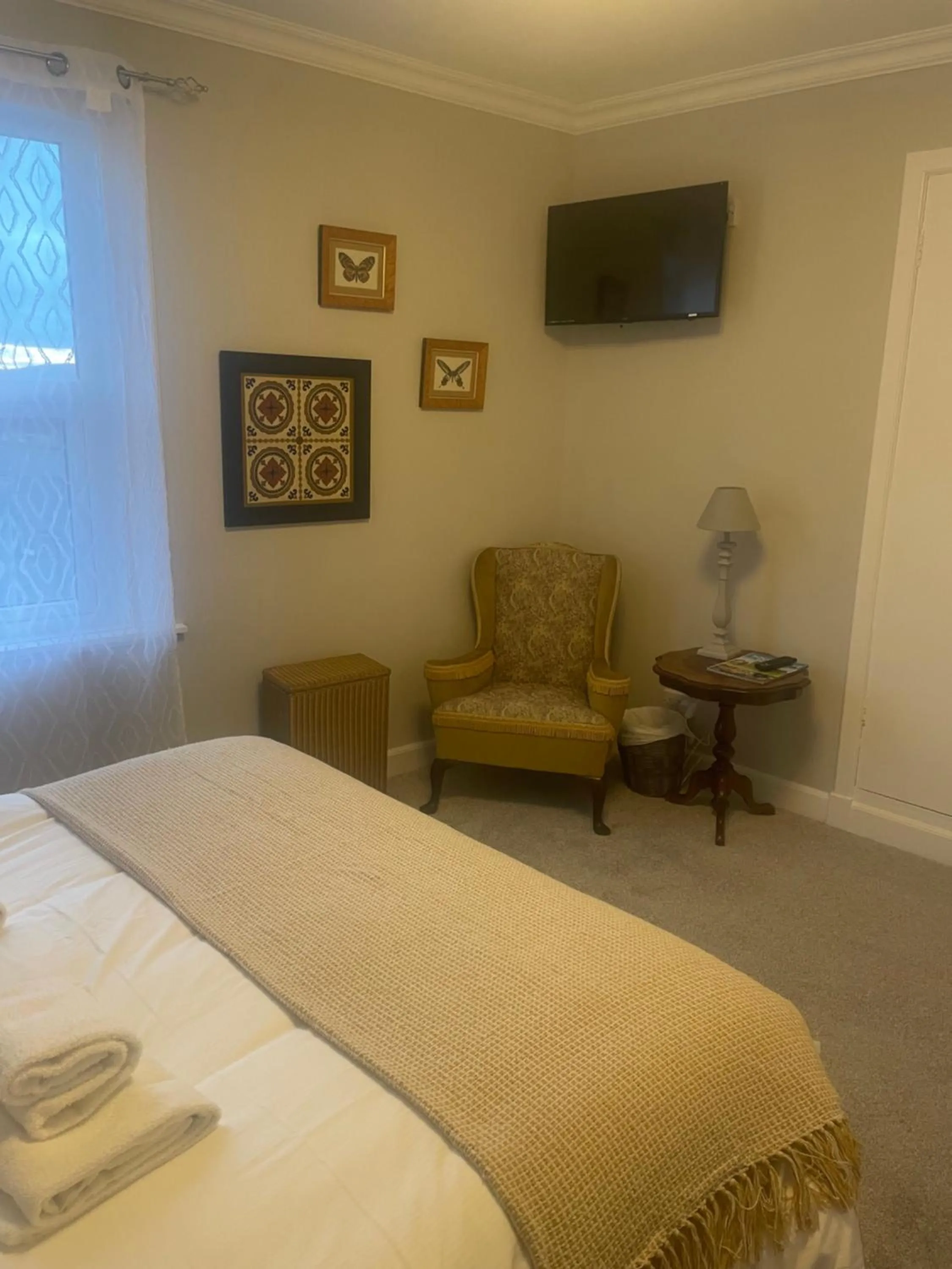 Bed in The Garret Hotel