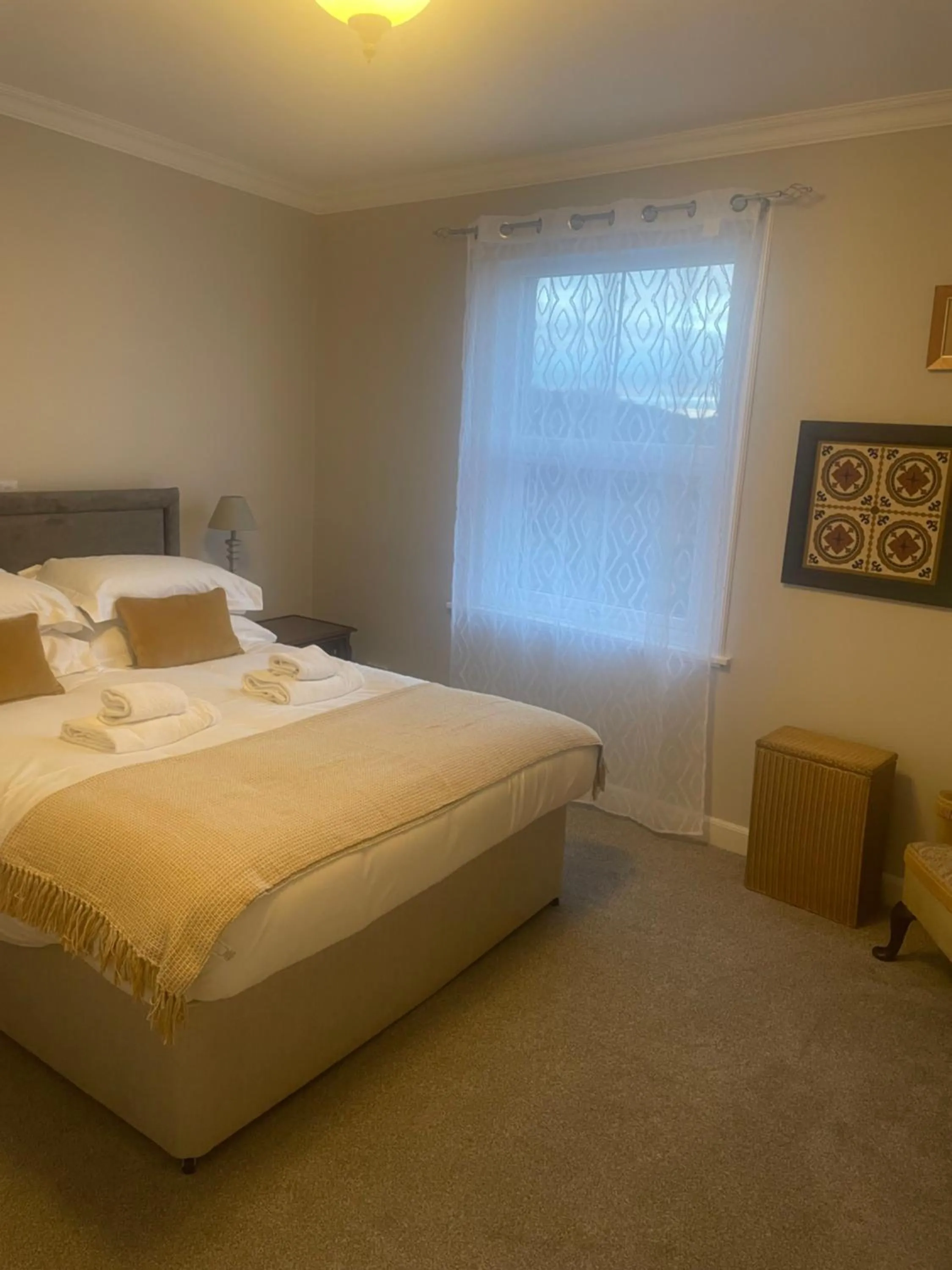 Bed in The Garret Hotel