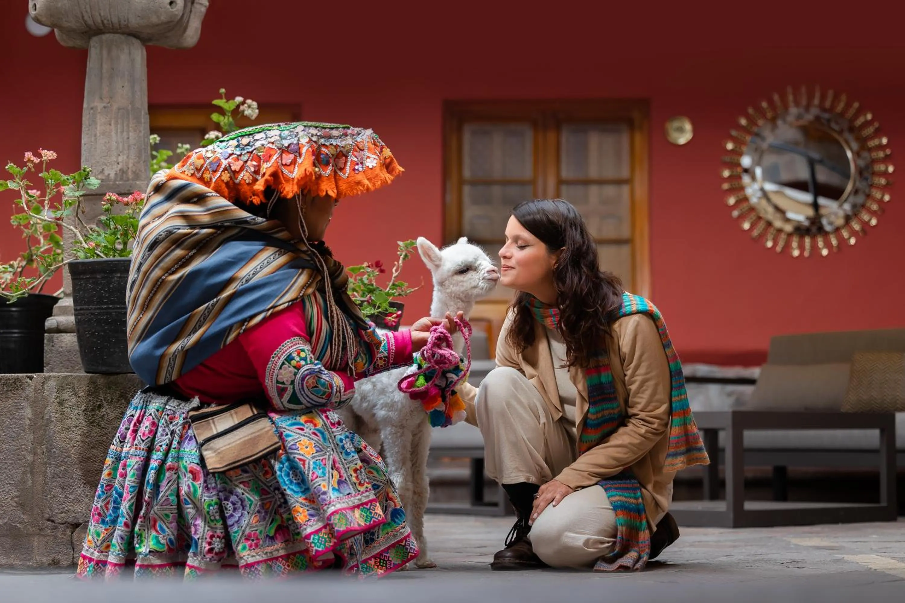 Patio in Hotel Hacienda Sonqori Centro Histórico